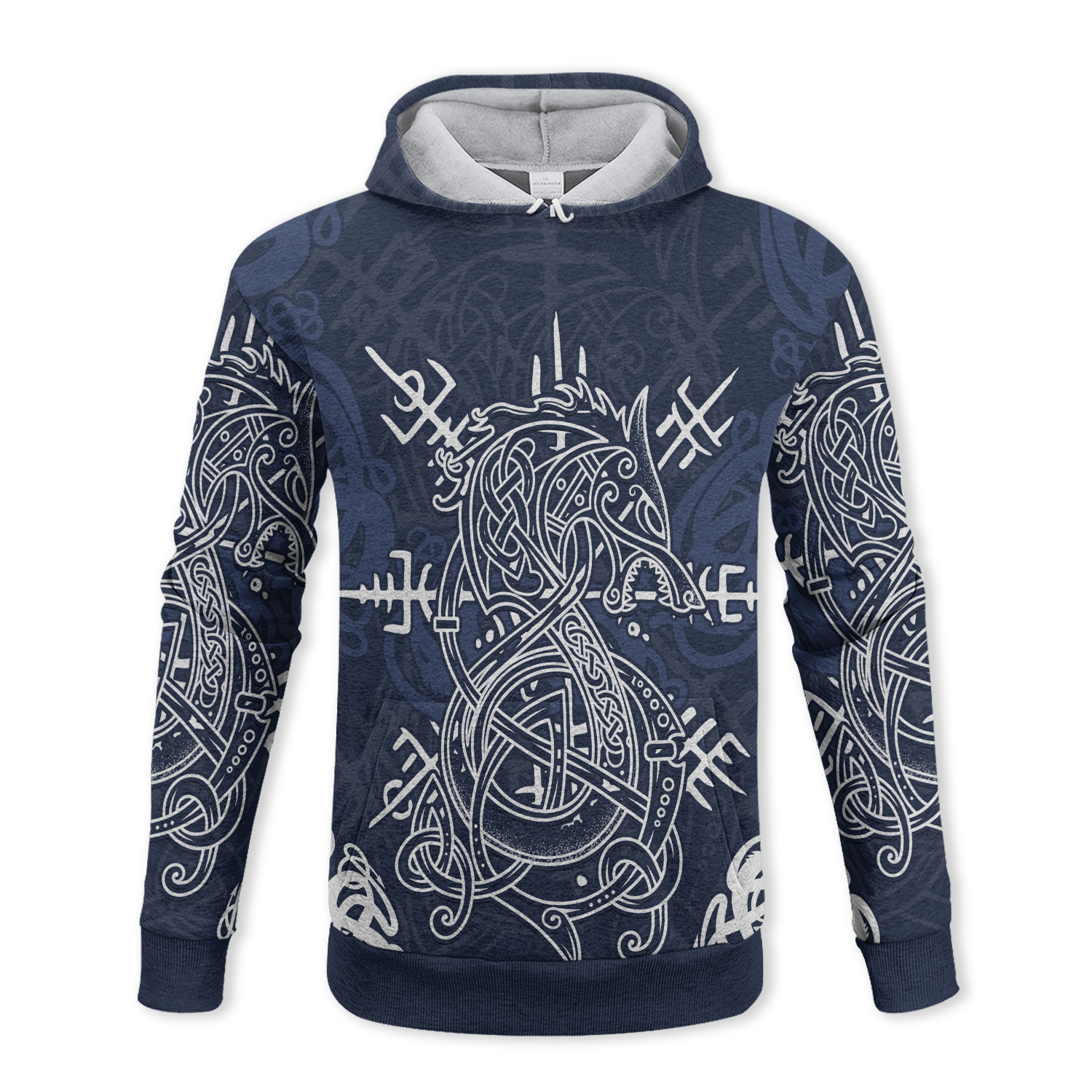 Nordic Dragon Knot Fleece Hoodie & Joggers Set