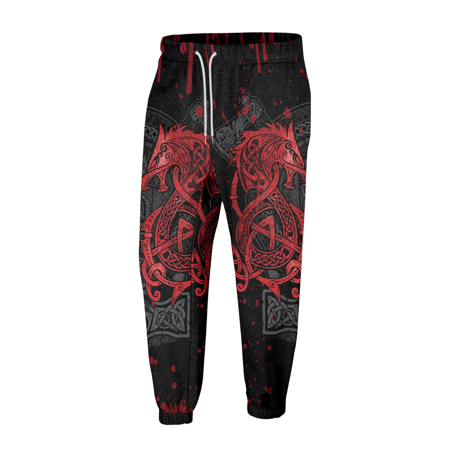 Viking Fenrir - Monstrous Wolf Fleece Hoodie & Joggers Set