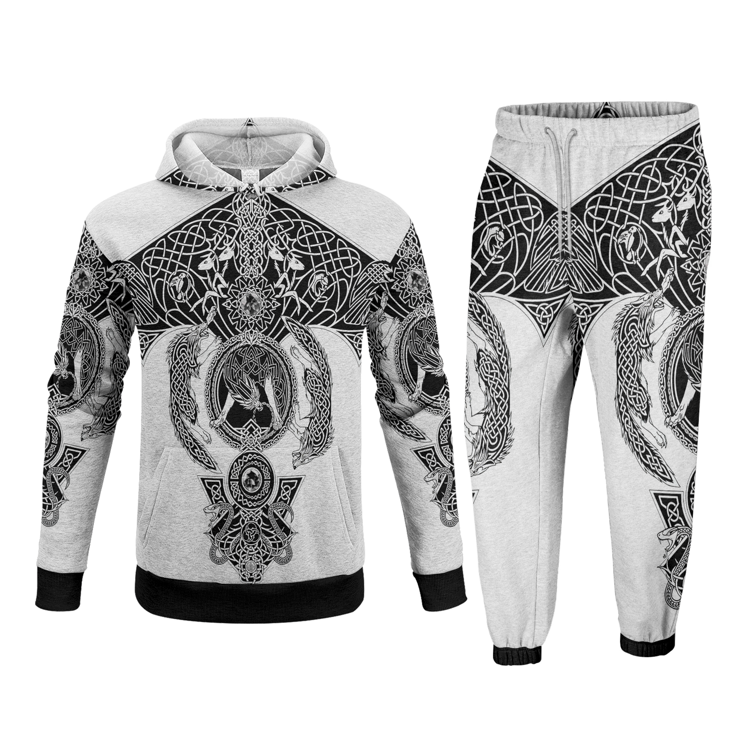 Celtic Guardians Fleece Hoodie & Joggers Set