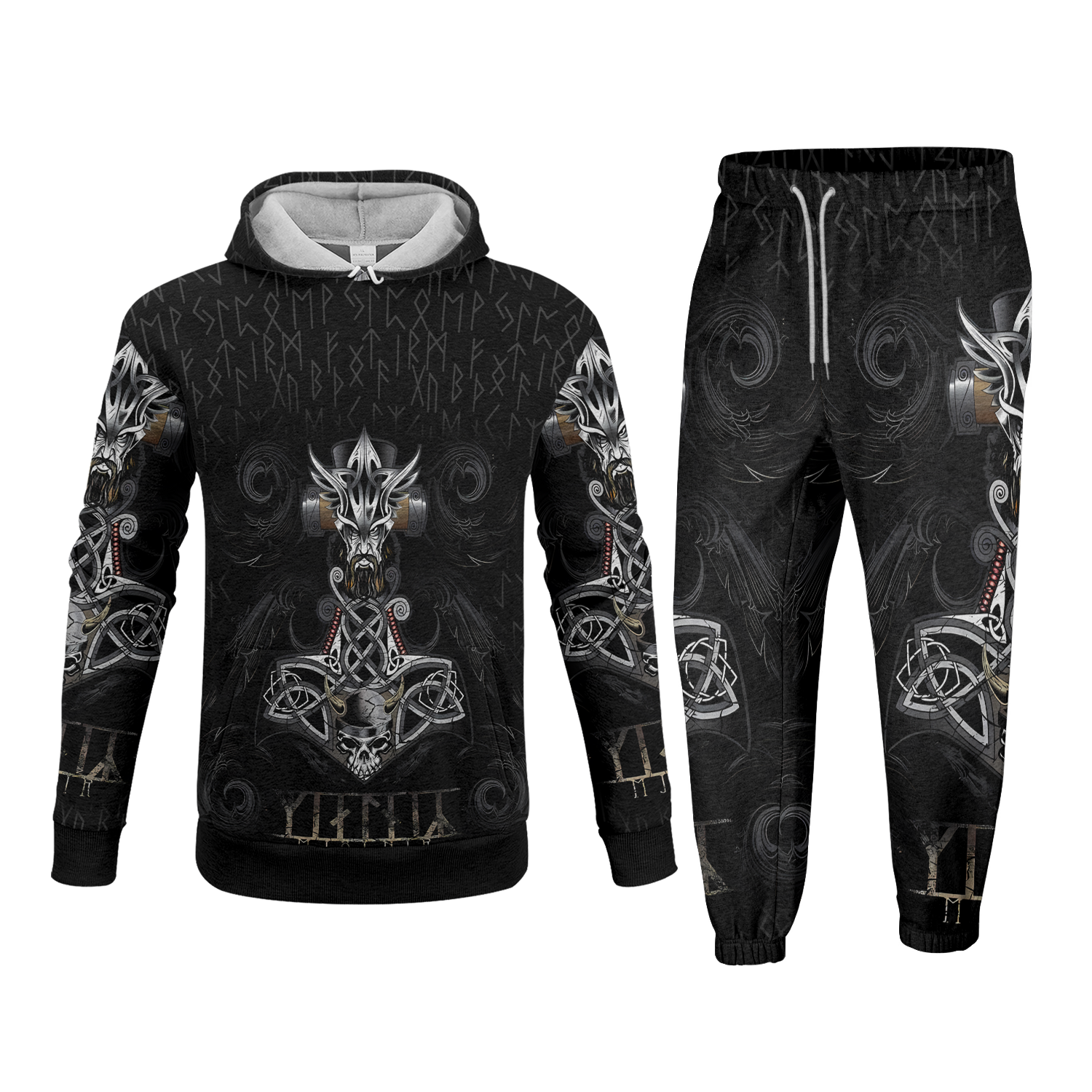 Wrath of Mjolnir Fleece Hoodie & Joggers Set