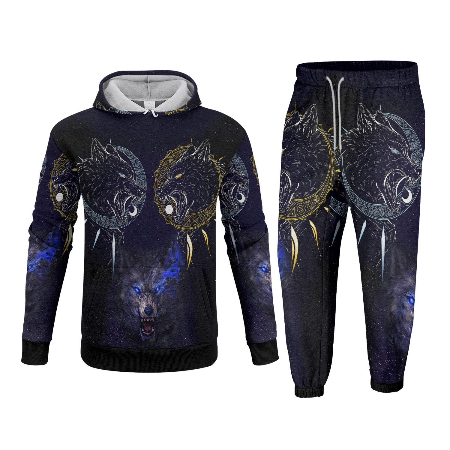 Lunar Howl Fleece Hoodie & Joggers Set