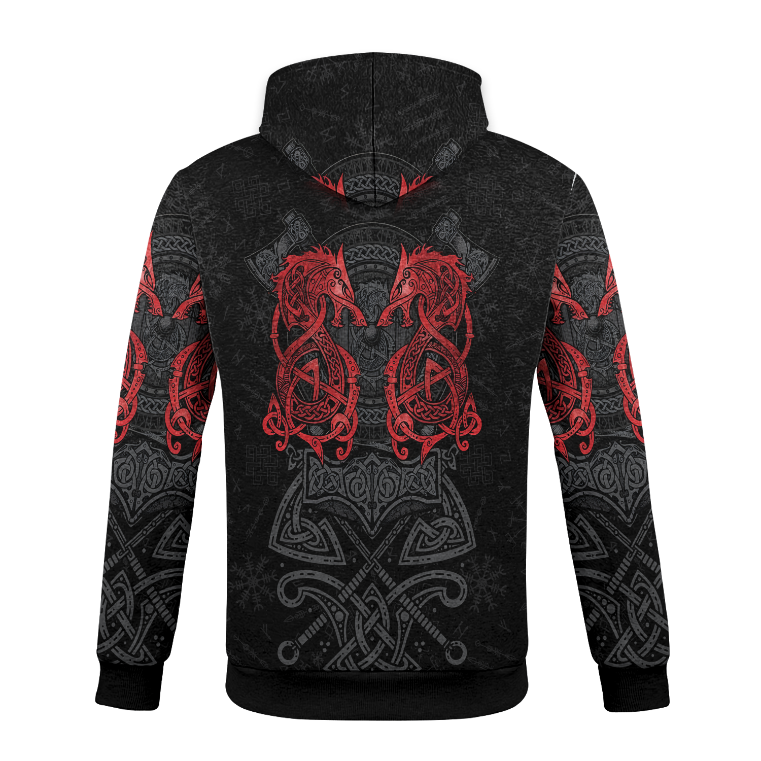 Twin Dragon Fleece Hoodie & Joggers Set