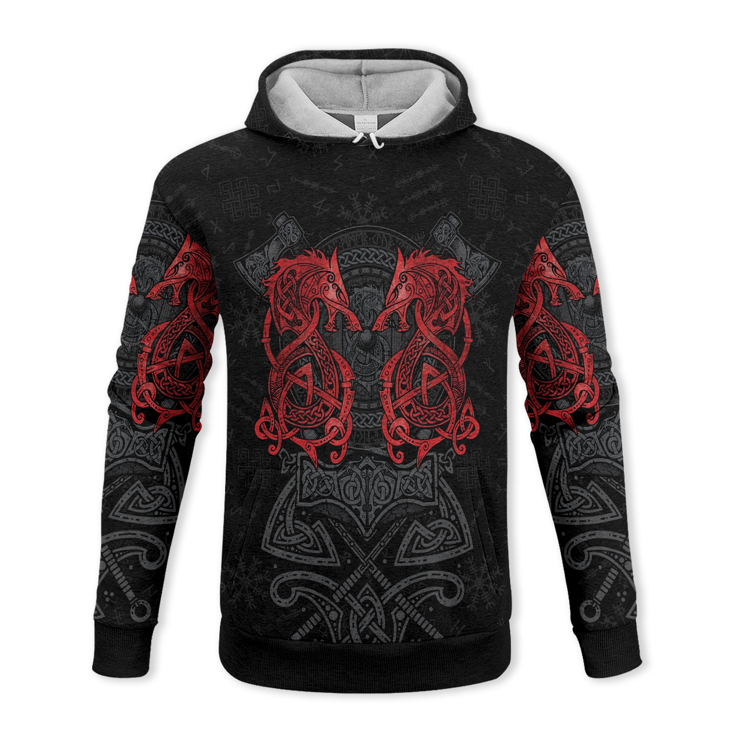 Twin Dragon Fleece Hoodie & Joggers Set