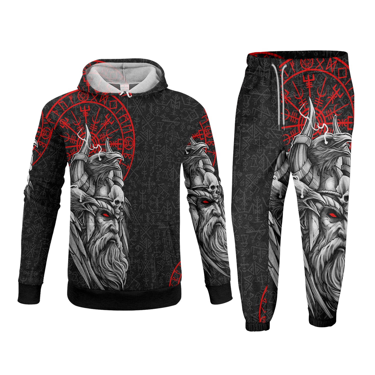 The Allfather’s Fury Fleece Hoodie & Joggers Set