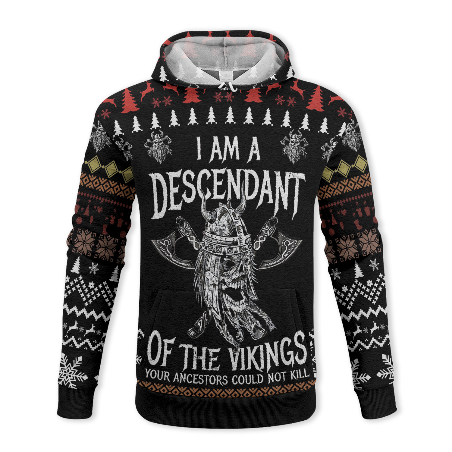 I'm A Descendant Of The Vikings Your Ancestors Could Not Kill Fleece Hoodie & Joggers Set