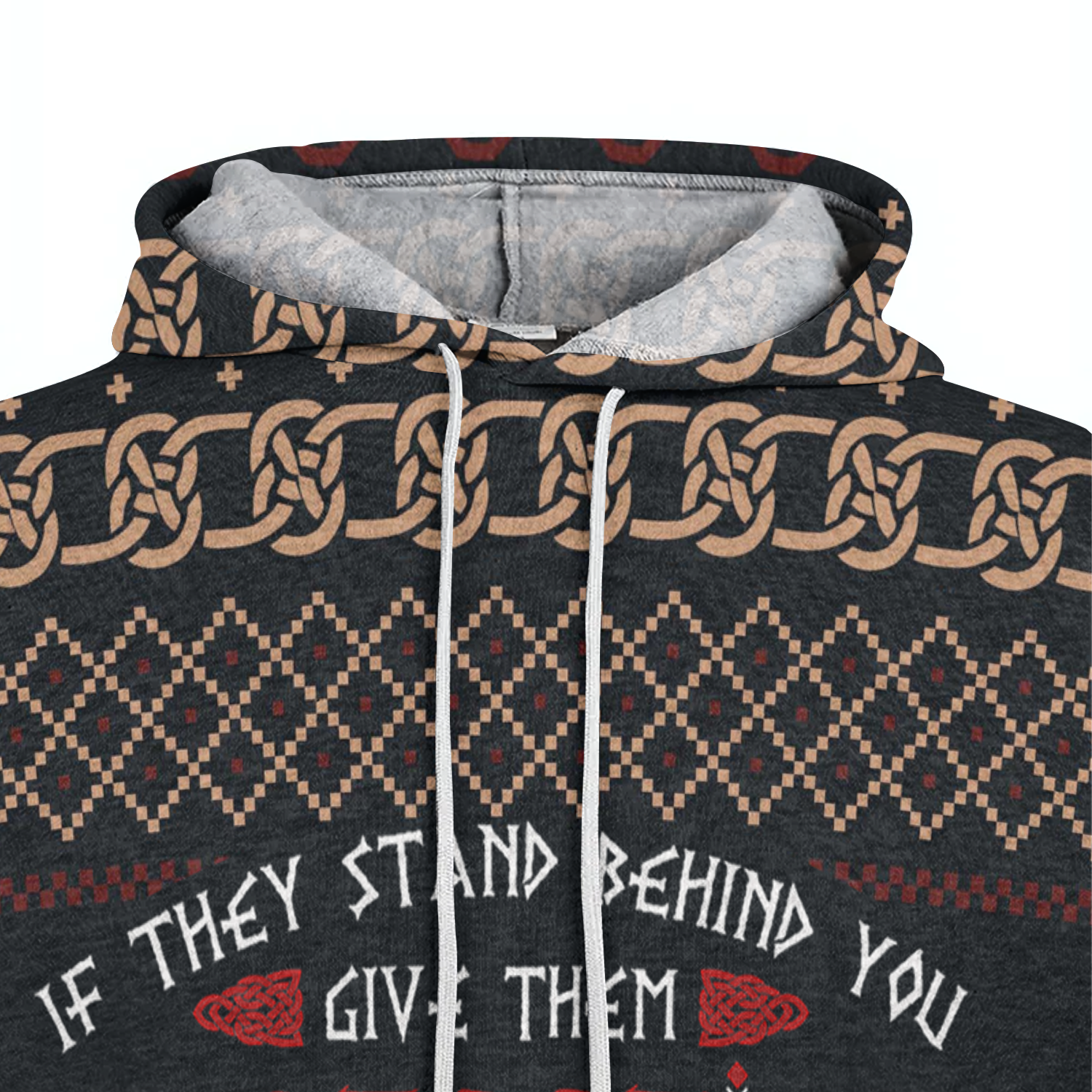 If They Stand Against You, Show No Mercy Fleece Hoodie & Joggers Set