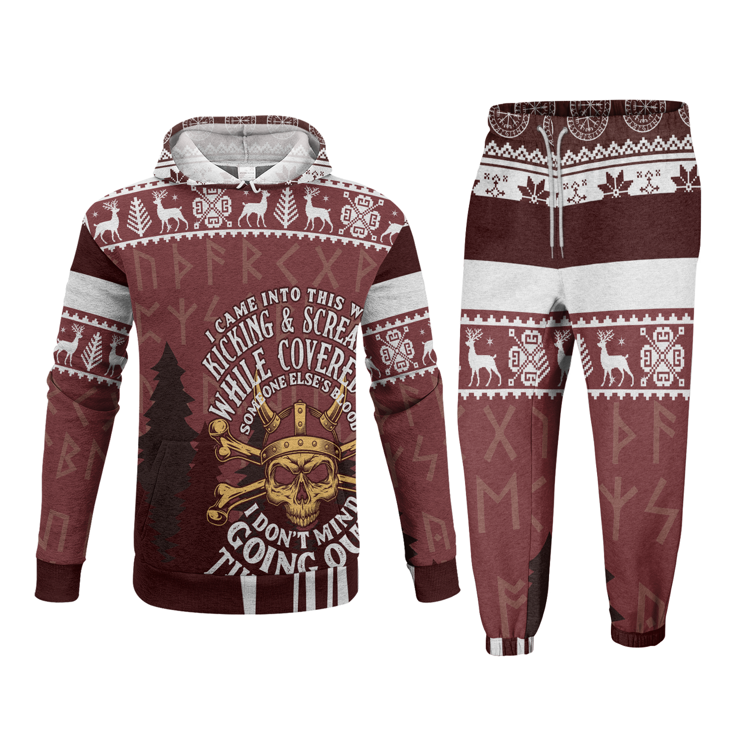 Viking's Last Stand Fleece Hoodie & Joggers Set