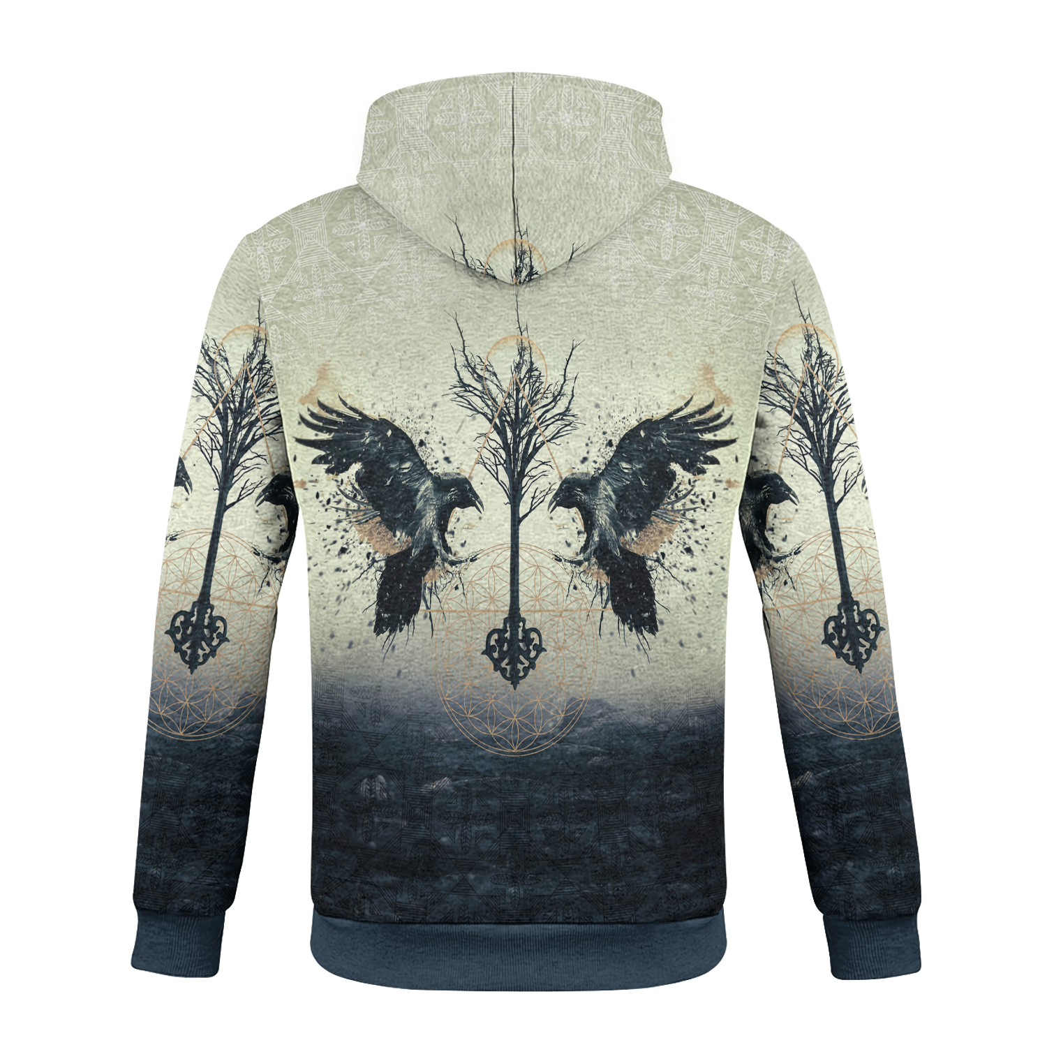 Huginn & Muninn Raven Fleece Hoodie & Joggers Set