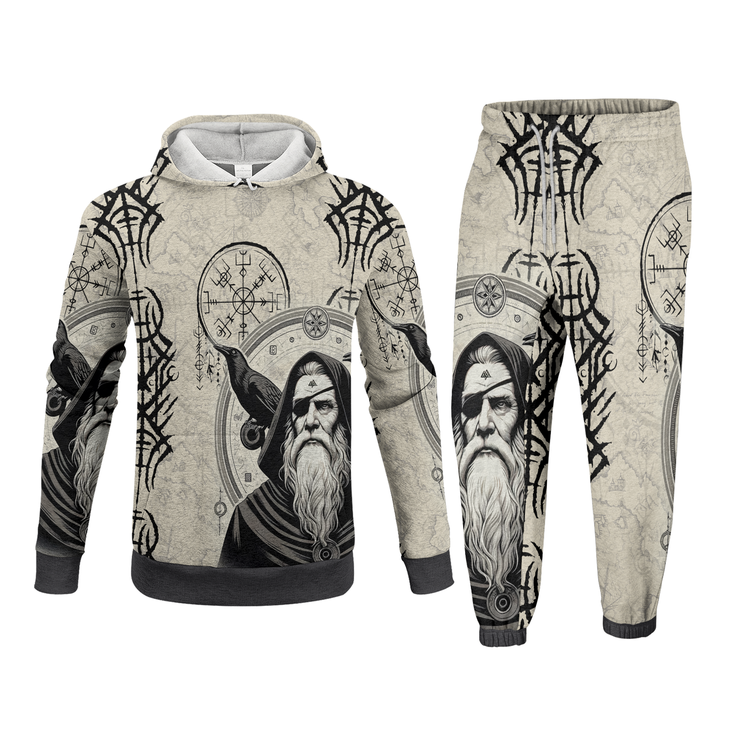 Allfather Odin Fleece Hoodie & Joggers Set