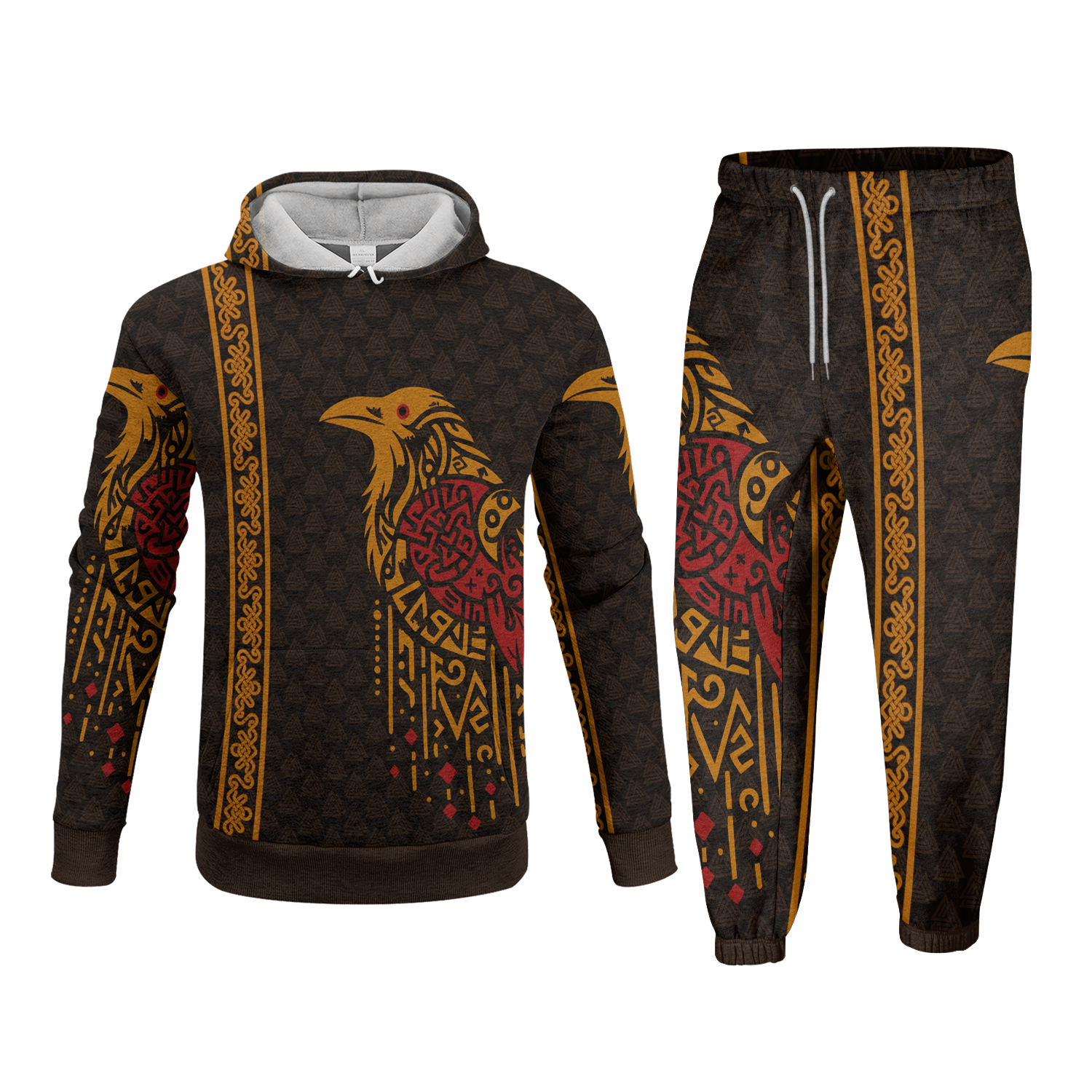 Mystic Raven Fleece Hoodie & Joggers Set