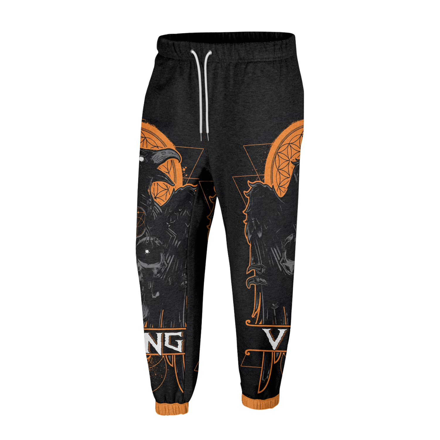 Viking Skull & Ravens Fleece Hoodie & Joggers Set