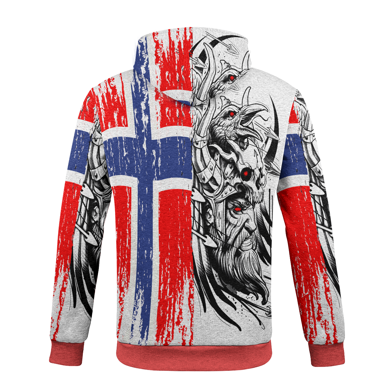 Odin's Norway Patriotic Fleece Hoodie & Joggers Set