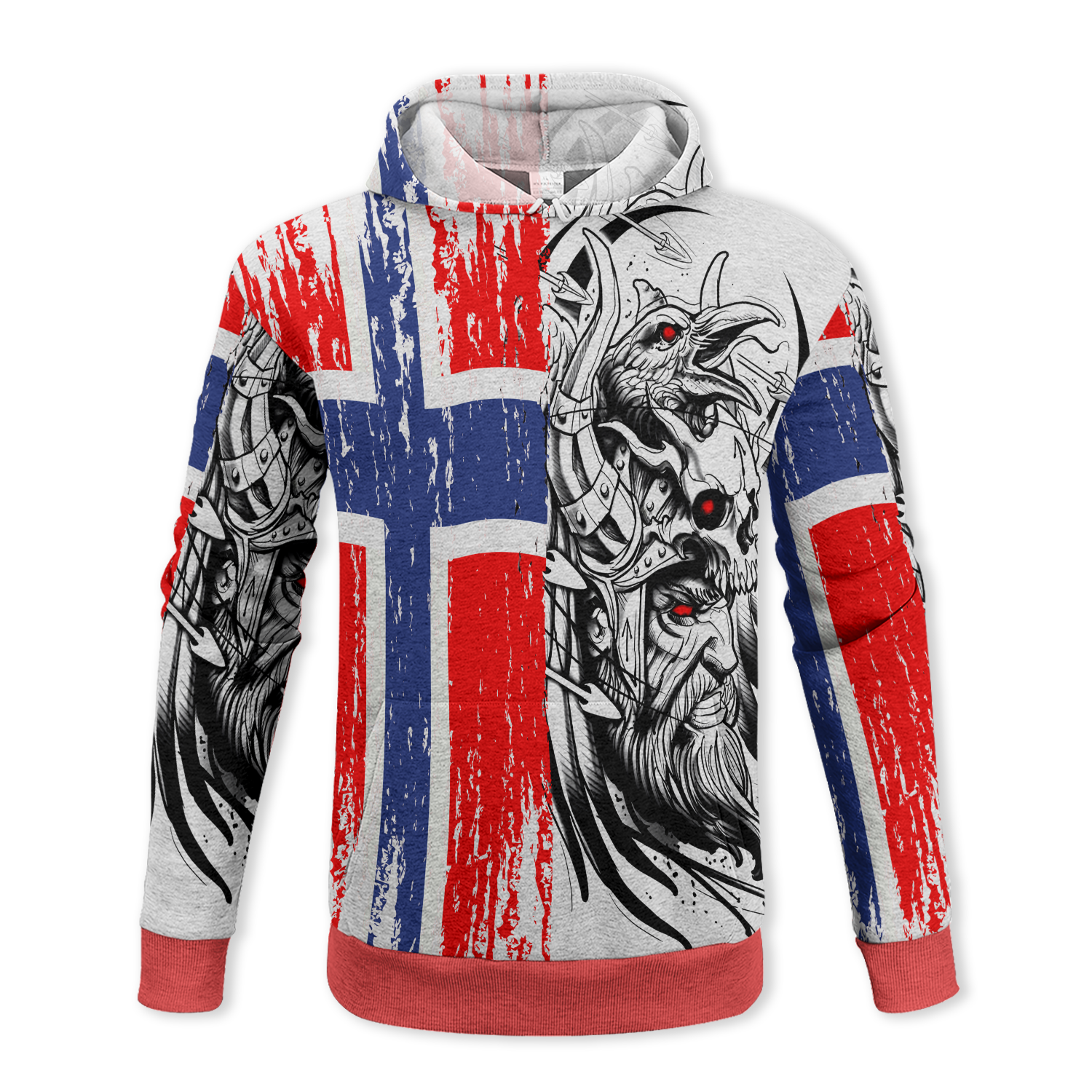 Odin's Norway Patriotic Fleece Hoodie & Joggers Set