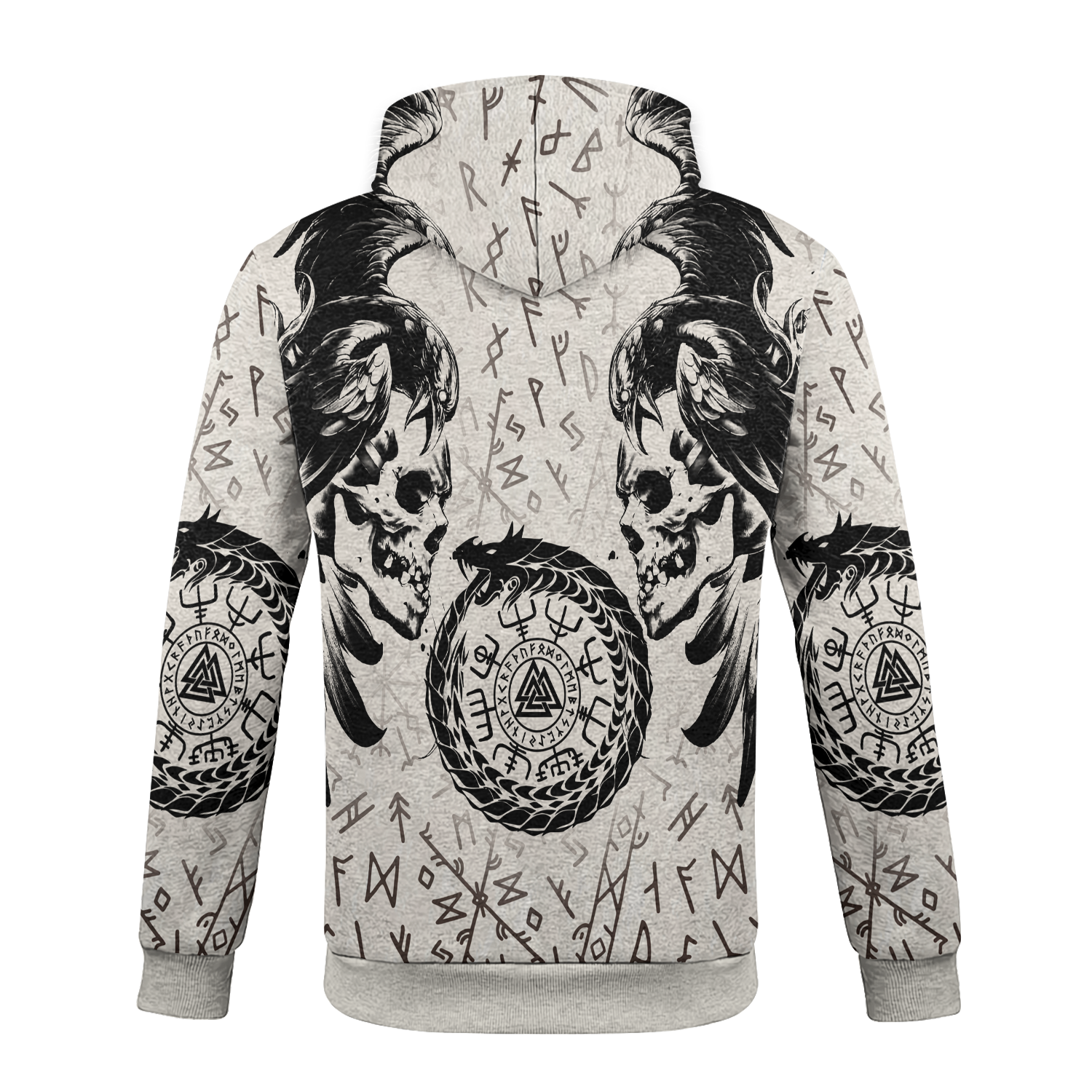 Viking Skulls of Valhalla Fleece Hoodie & Joggers Set