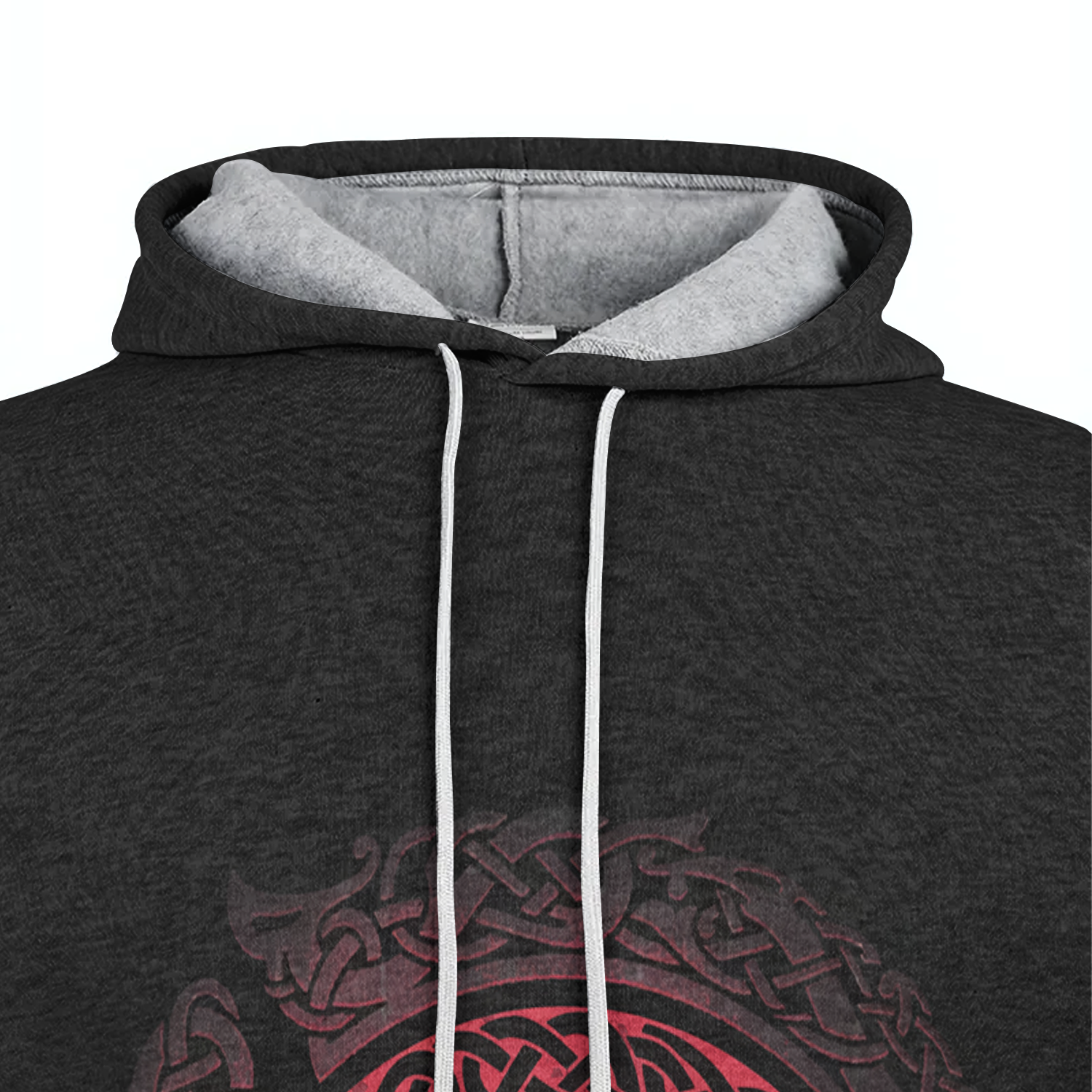 Huginn & Muninn Red Fleece Hoodie & Joggers Set