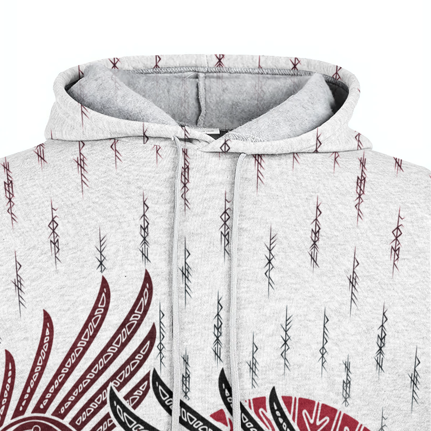 Huginn & Muninn's Red Omen Fleece Hoodie & Joggers Set