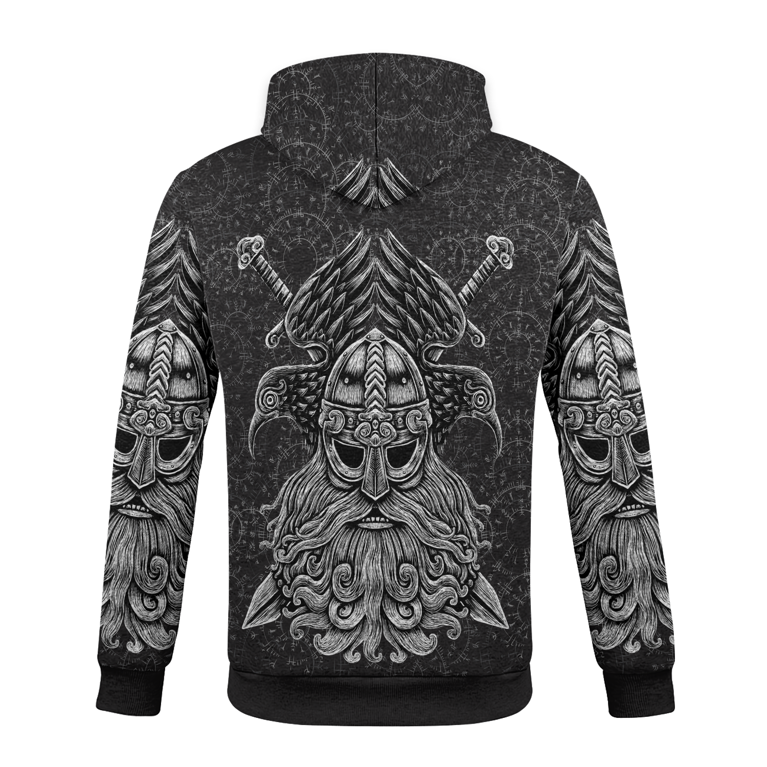 Viking Warrior Spirit Fleece Hoodie & Joggers Set