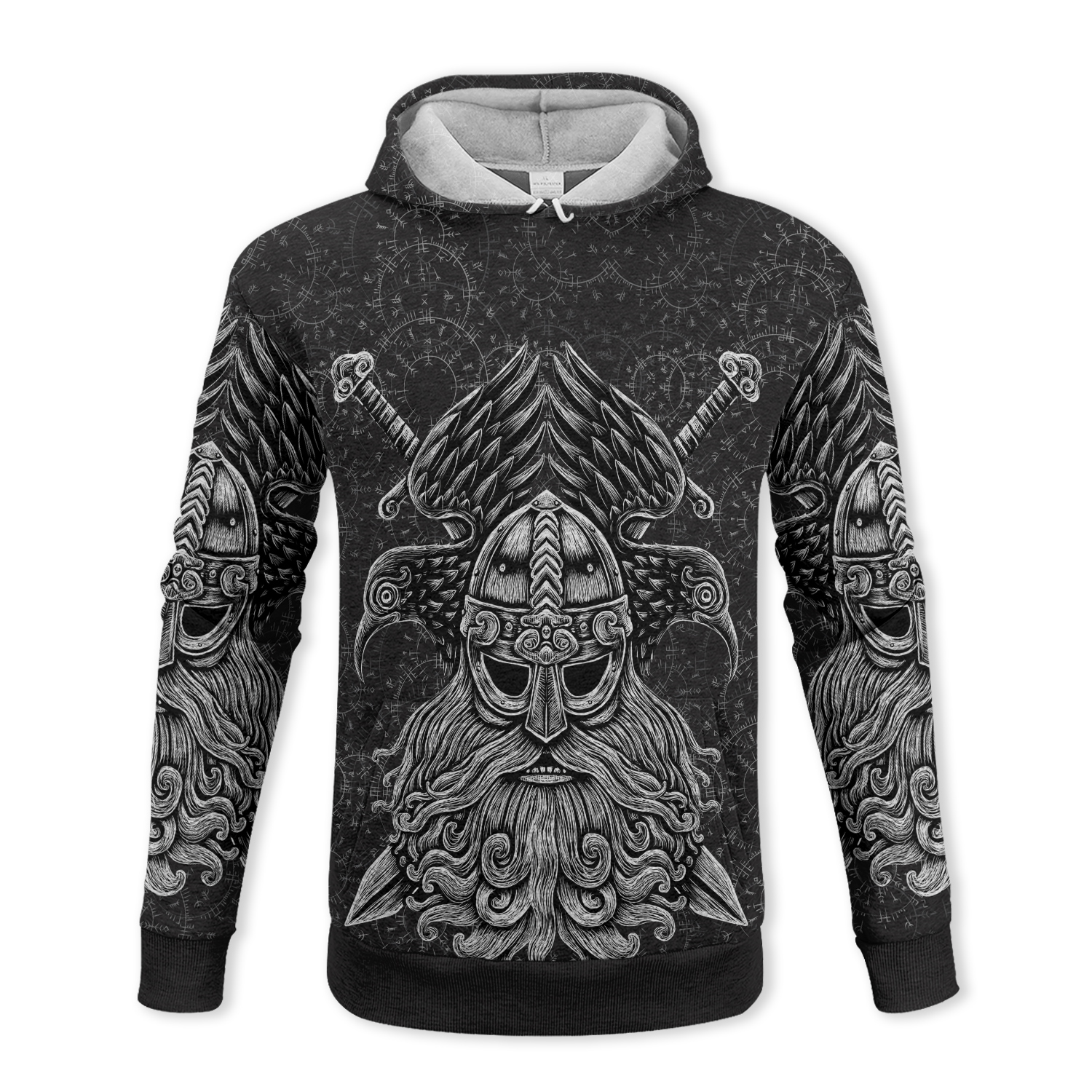 Viking Warrior Spirit Fleece Hoodie & Joggers Set