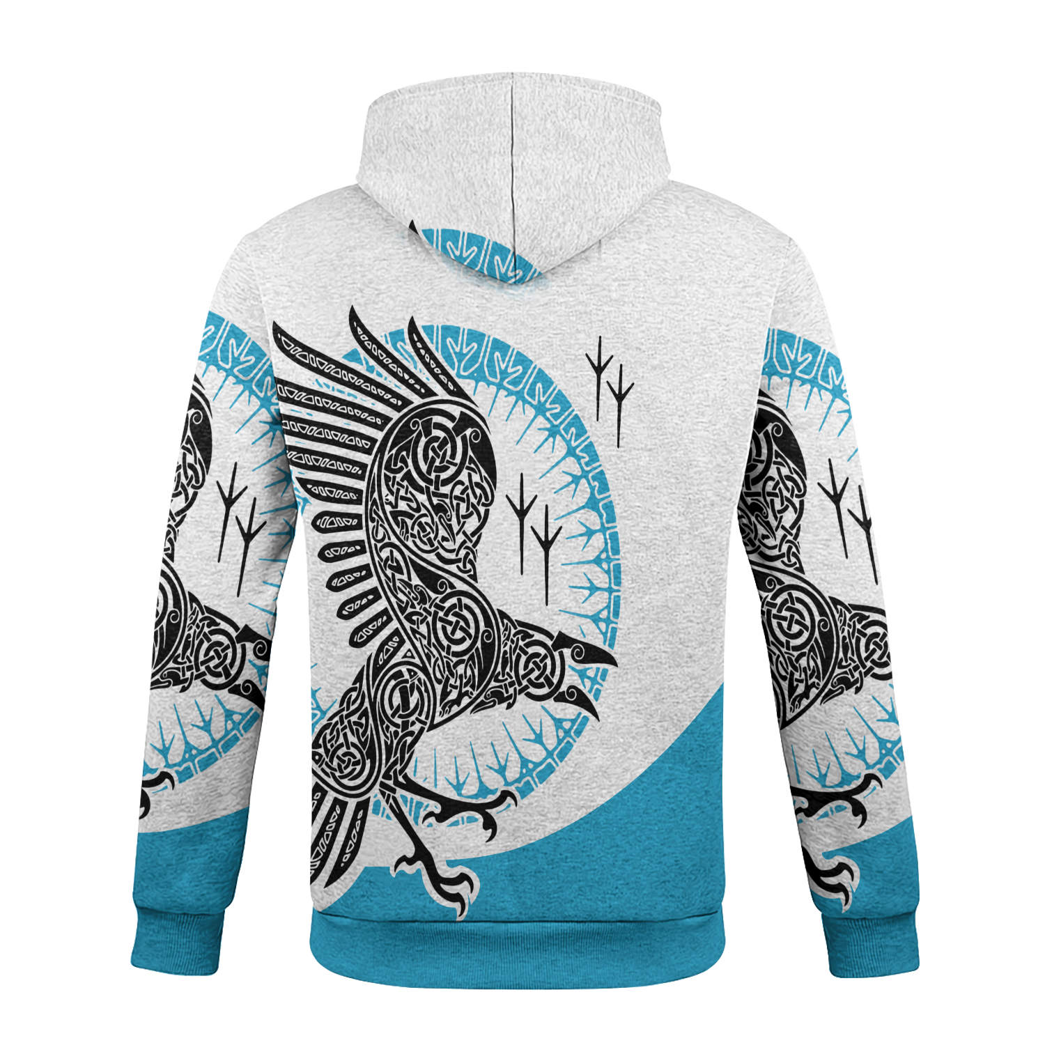 Viking Spirit Raven Fleece Hoodie & Joggers Set