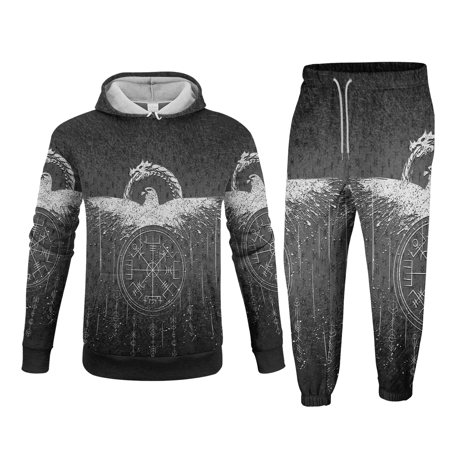 Dragon Rune Mystique Fleece Hoodie & Joggers Set