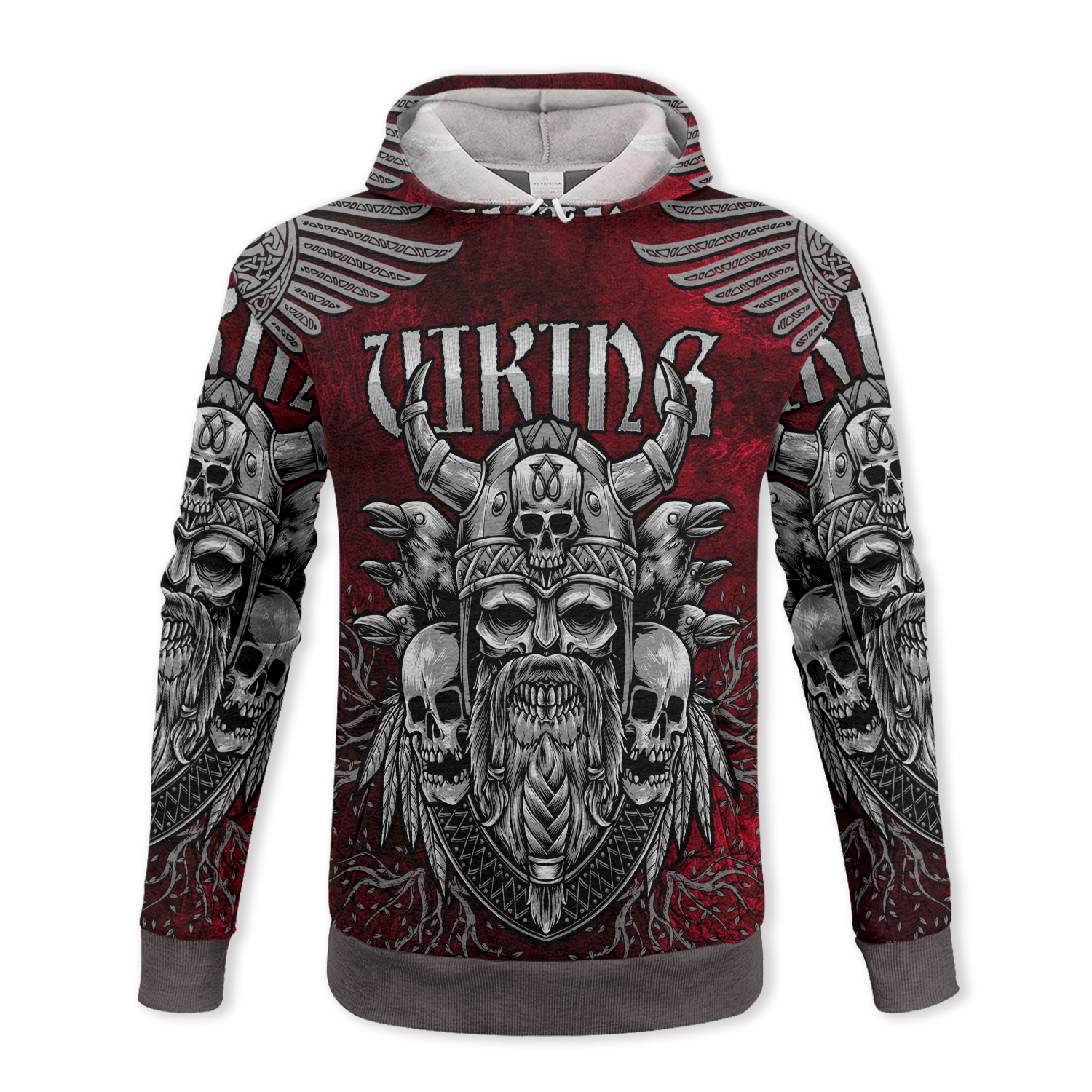 Viking's Odin Of Shadows Fleece Hoodie & Joggers Set