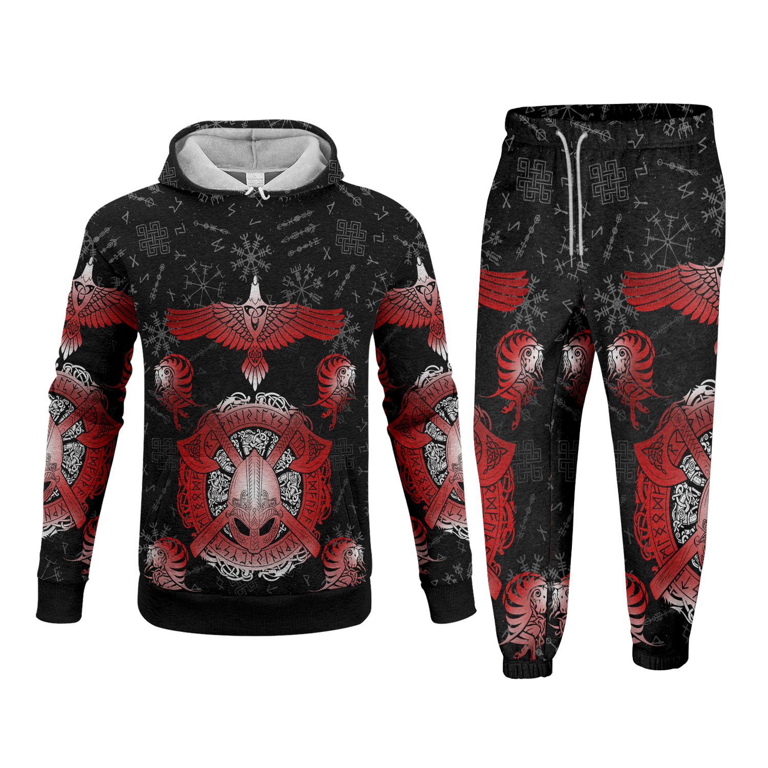 Valiant Viking’s Spirit Fleece Hoodie & Joggers Set