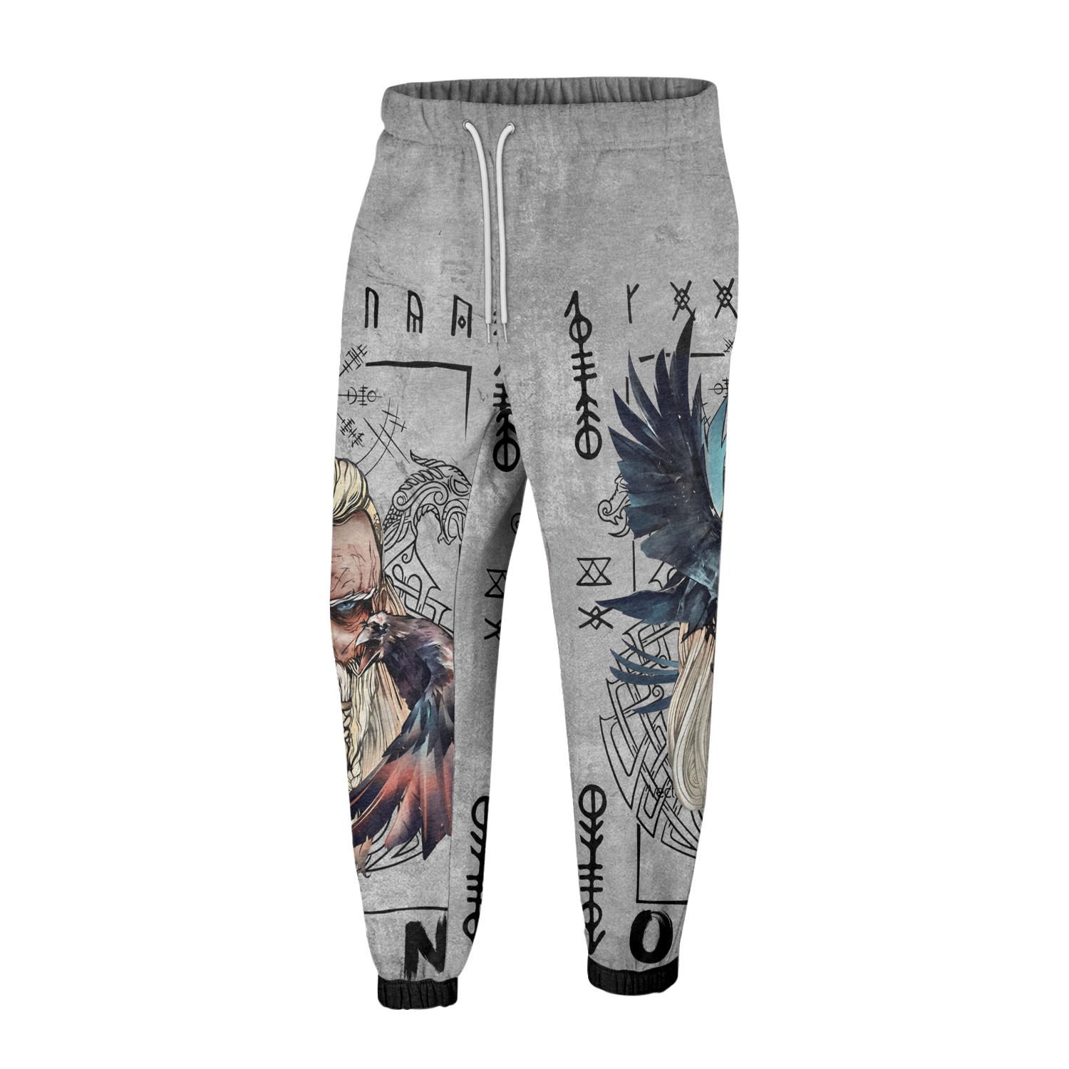 Odin’s Wisdom And The Ravens Fleece Hoodie & Joggers Set