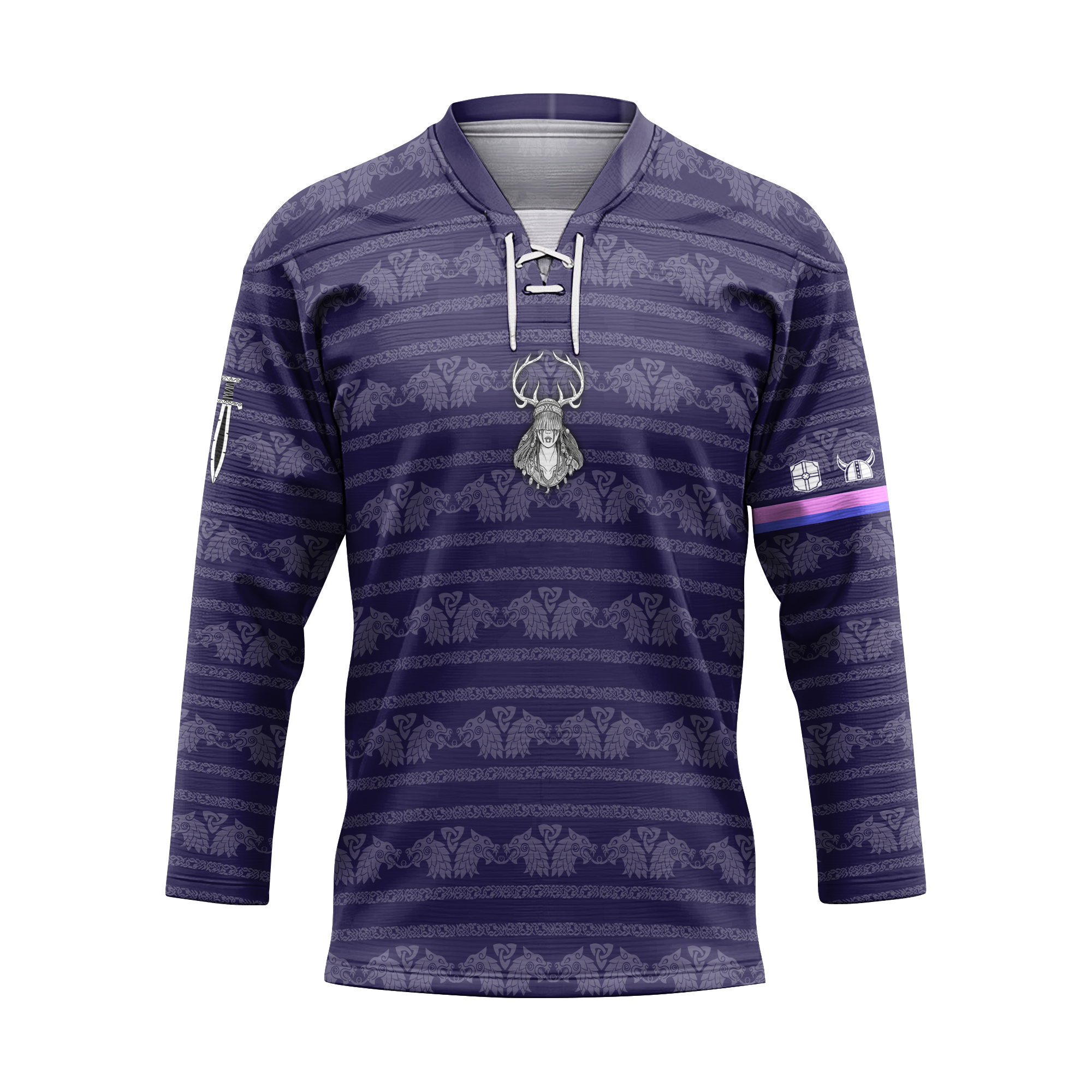 The Antlered Guardian Viking Laced Jersey