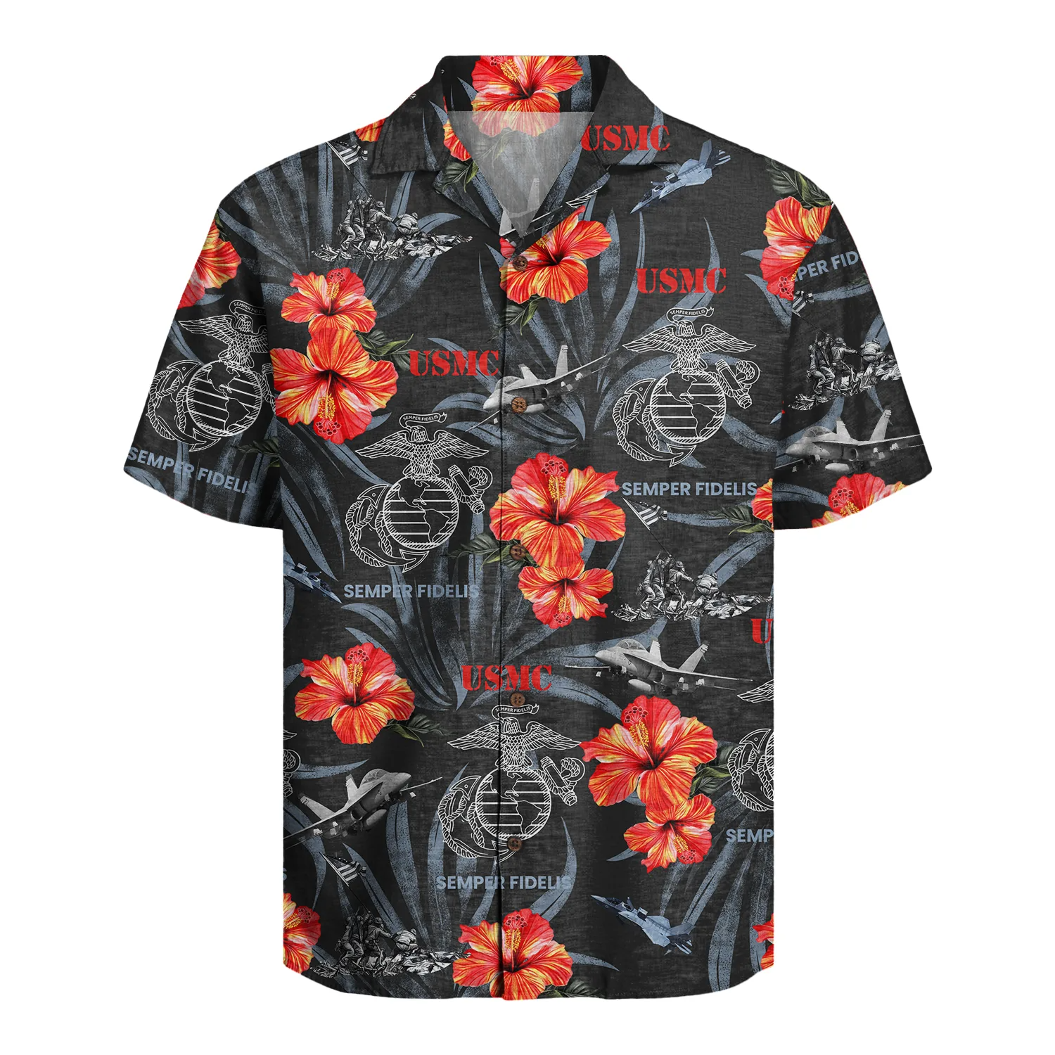 US MARINE 250th Years Of Service Hawaiian Shirt
