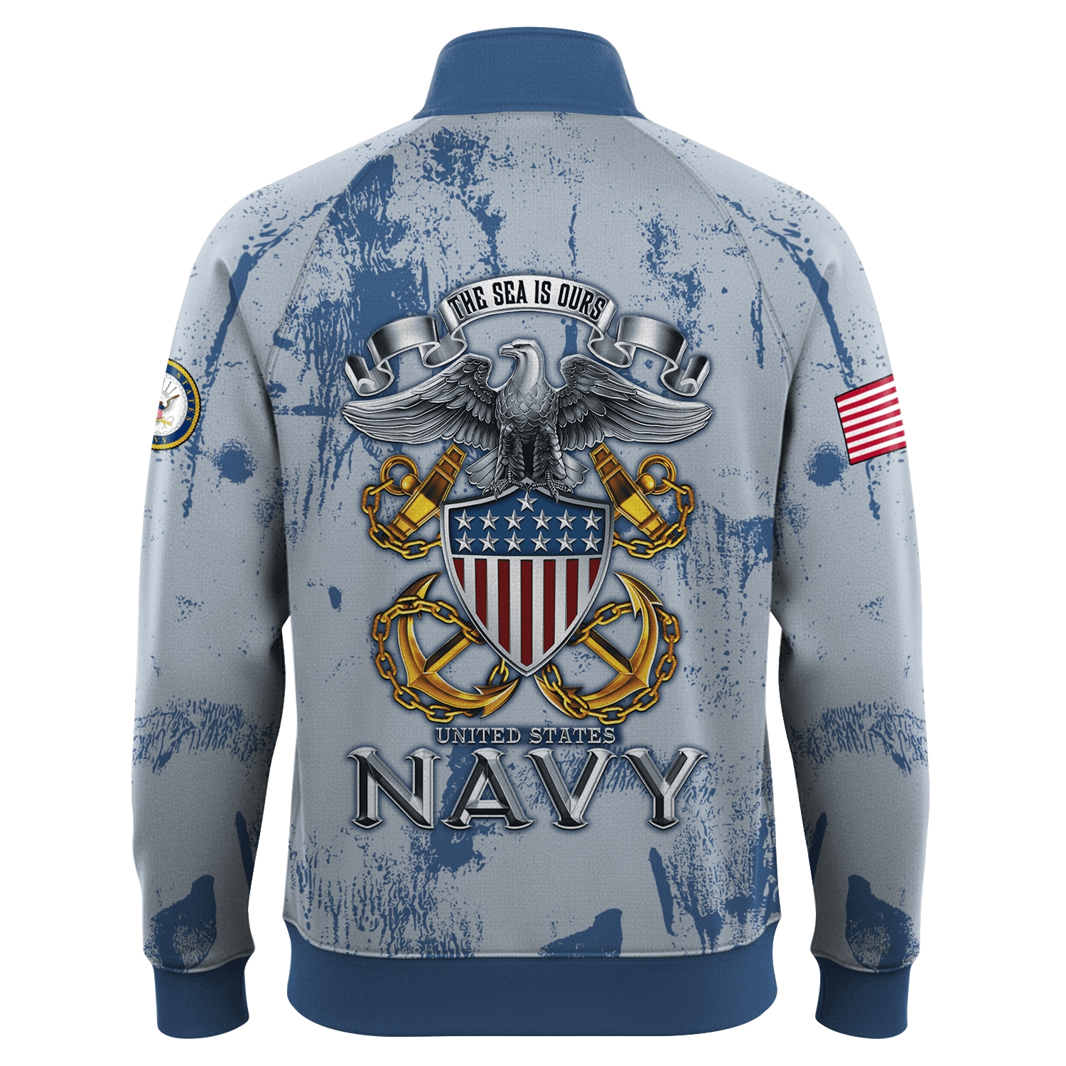 US Navy 250th Years Of Service Quarter Zip Sweatshirt
