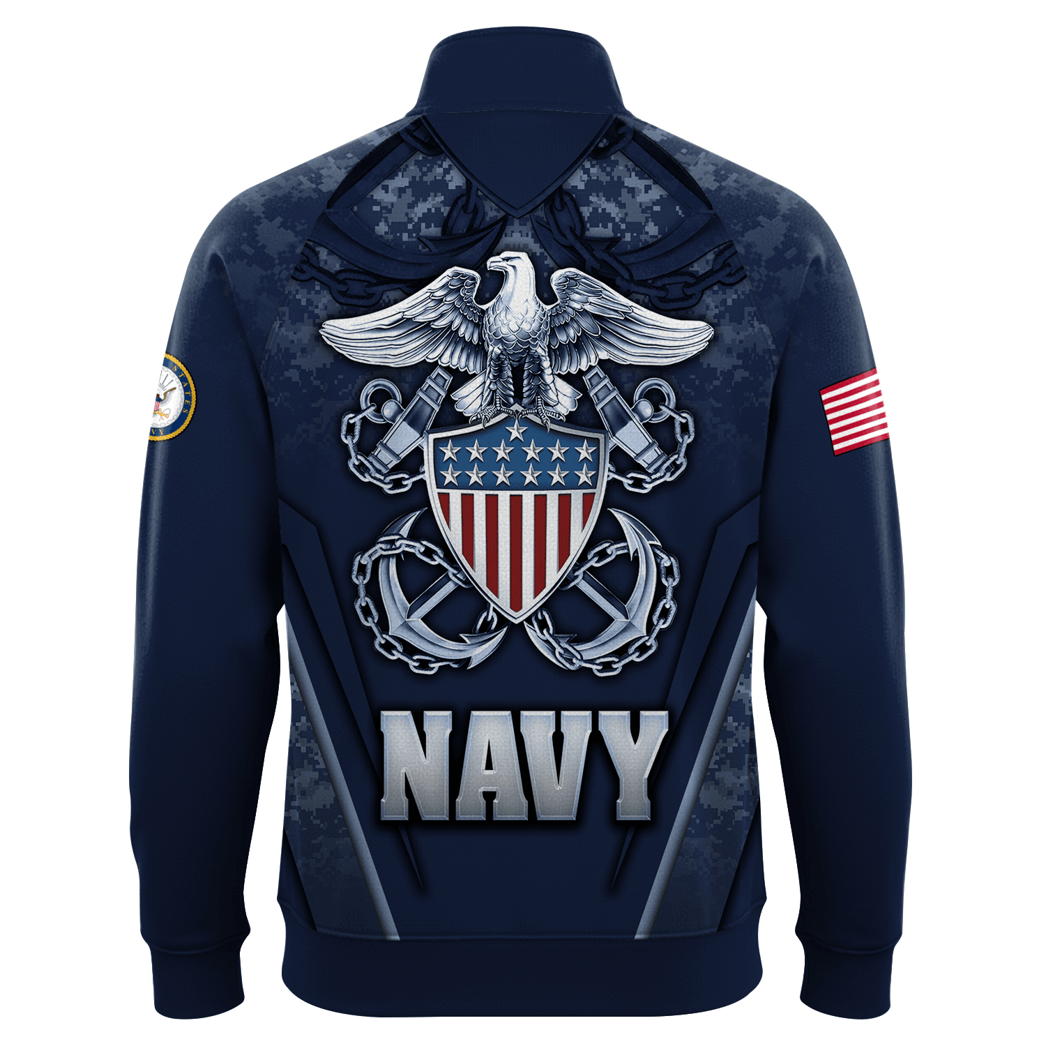 US Navy 250th Years Of Service Quarter Zip Sweatshirt