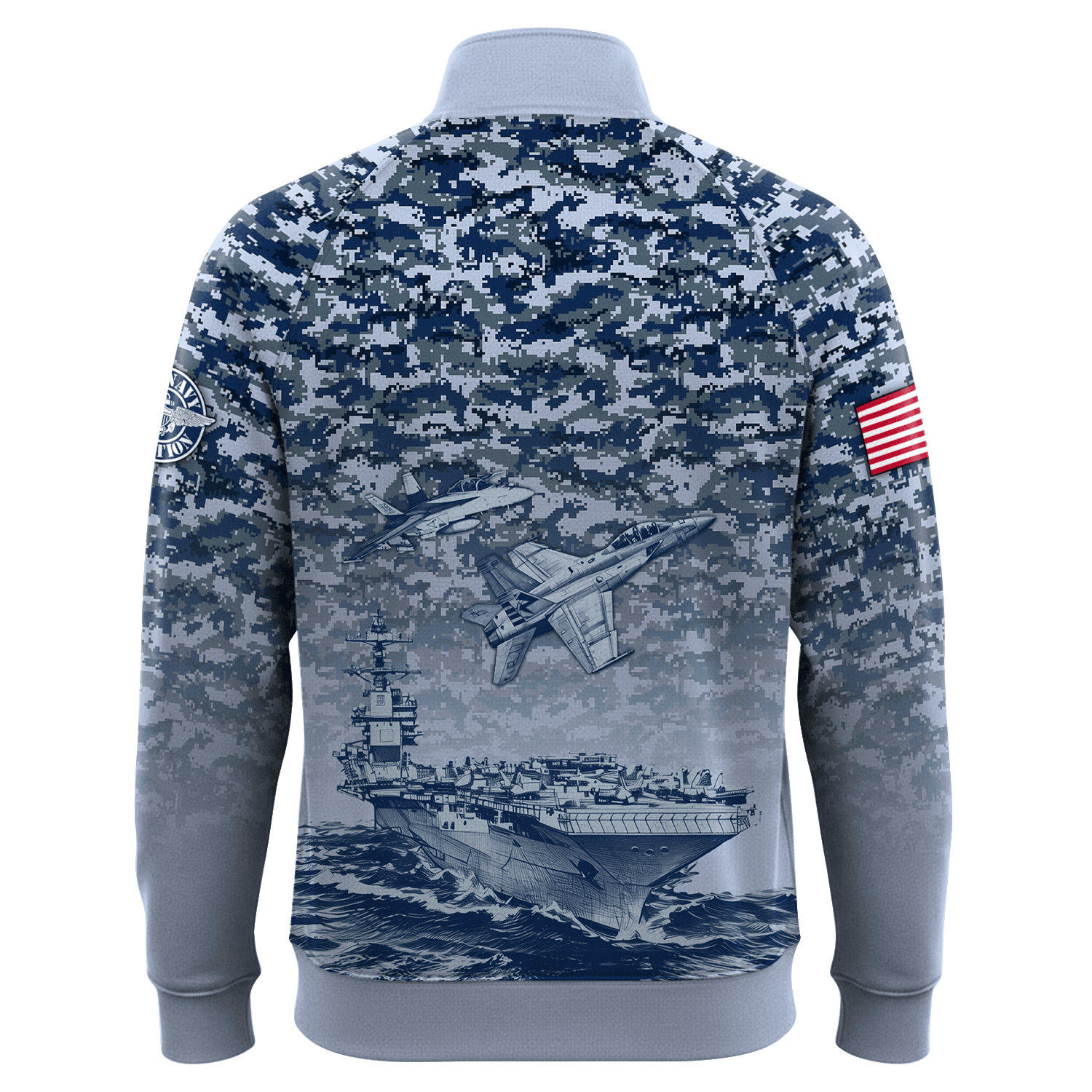 US Navy Naval Aviation Quarter Zip Sweatshirt