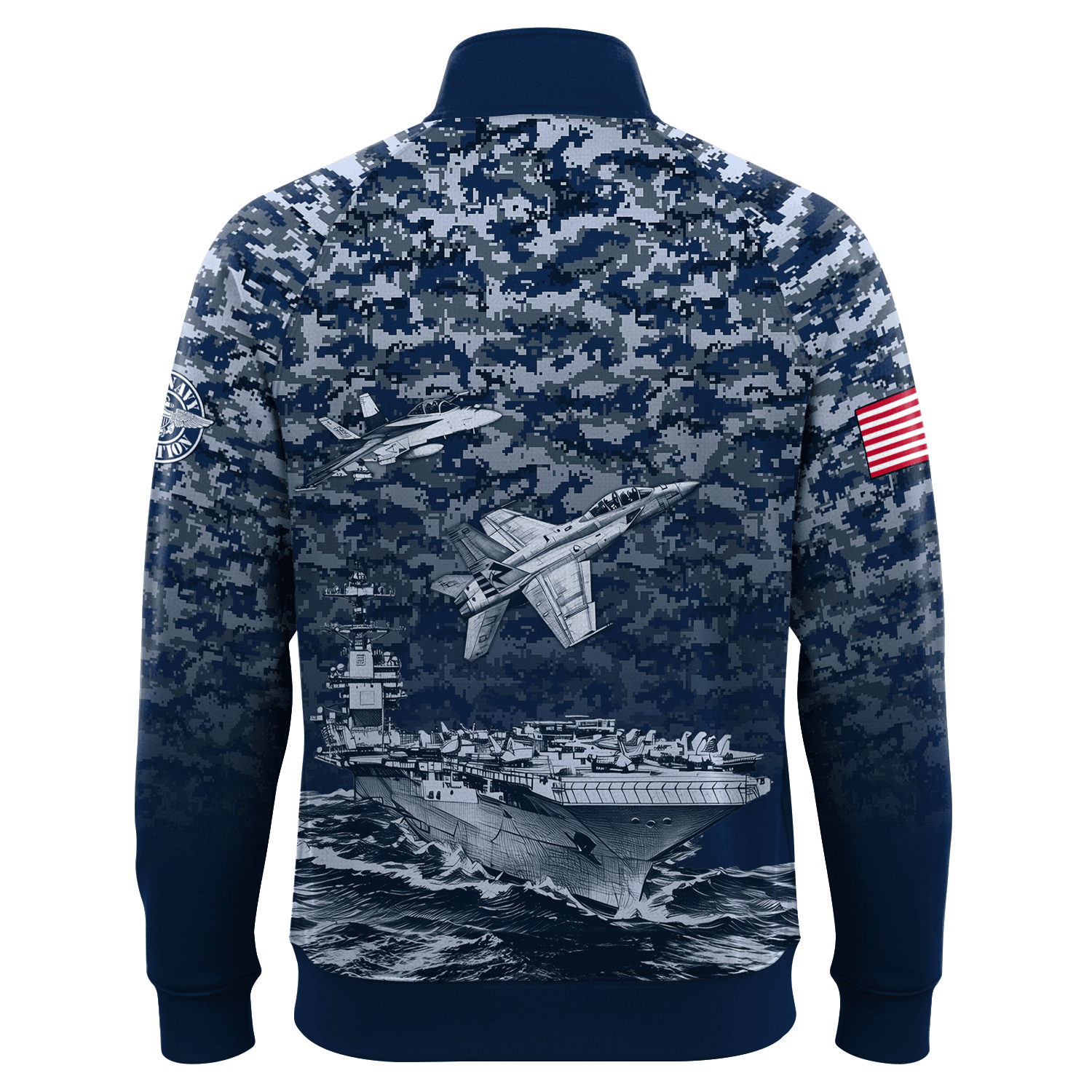 US Navy Naval Aviation Quarter Zip Sweatshirt