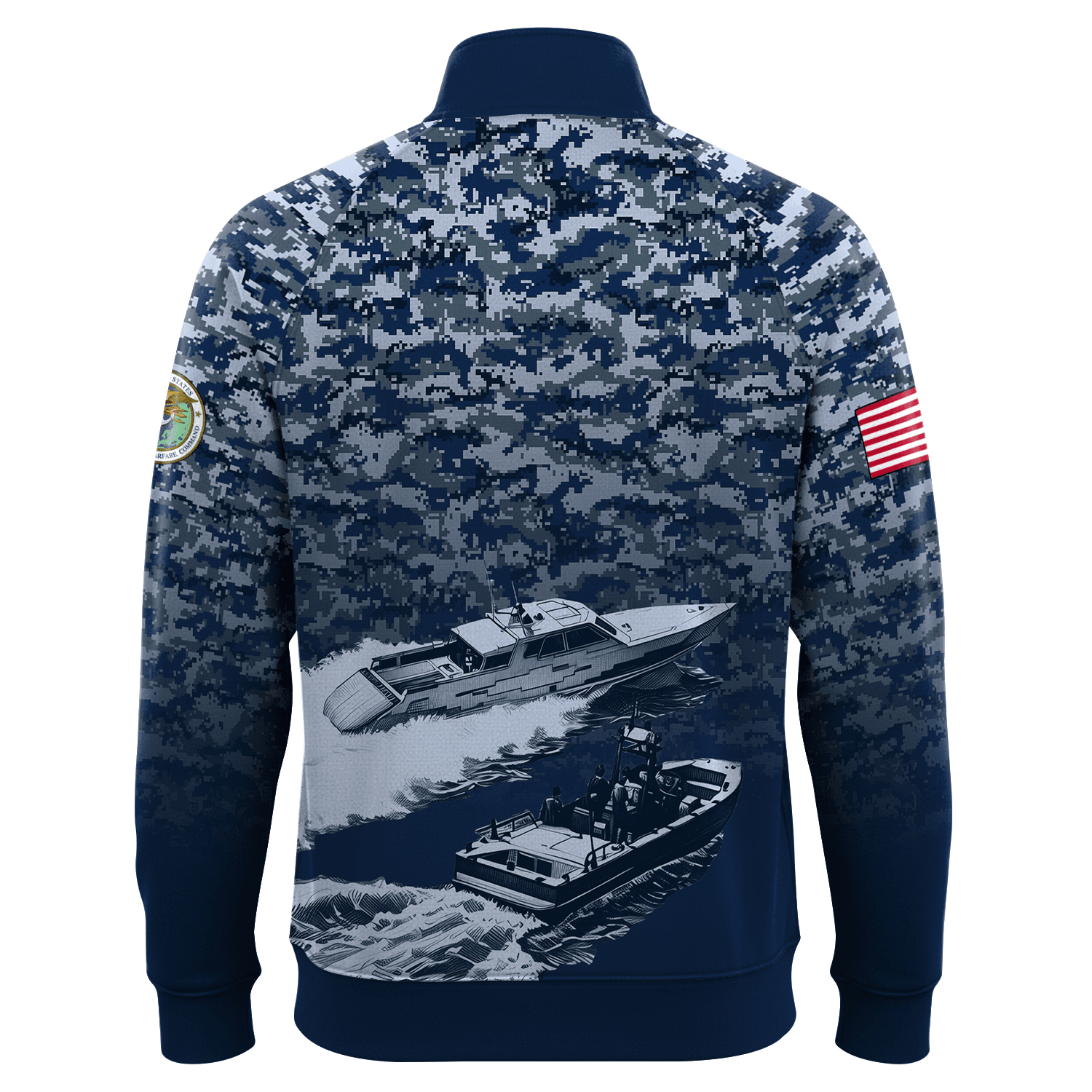US Navy  Naval Special Warface Quarter Zip Sweatshirt