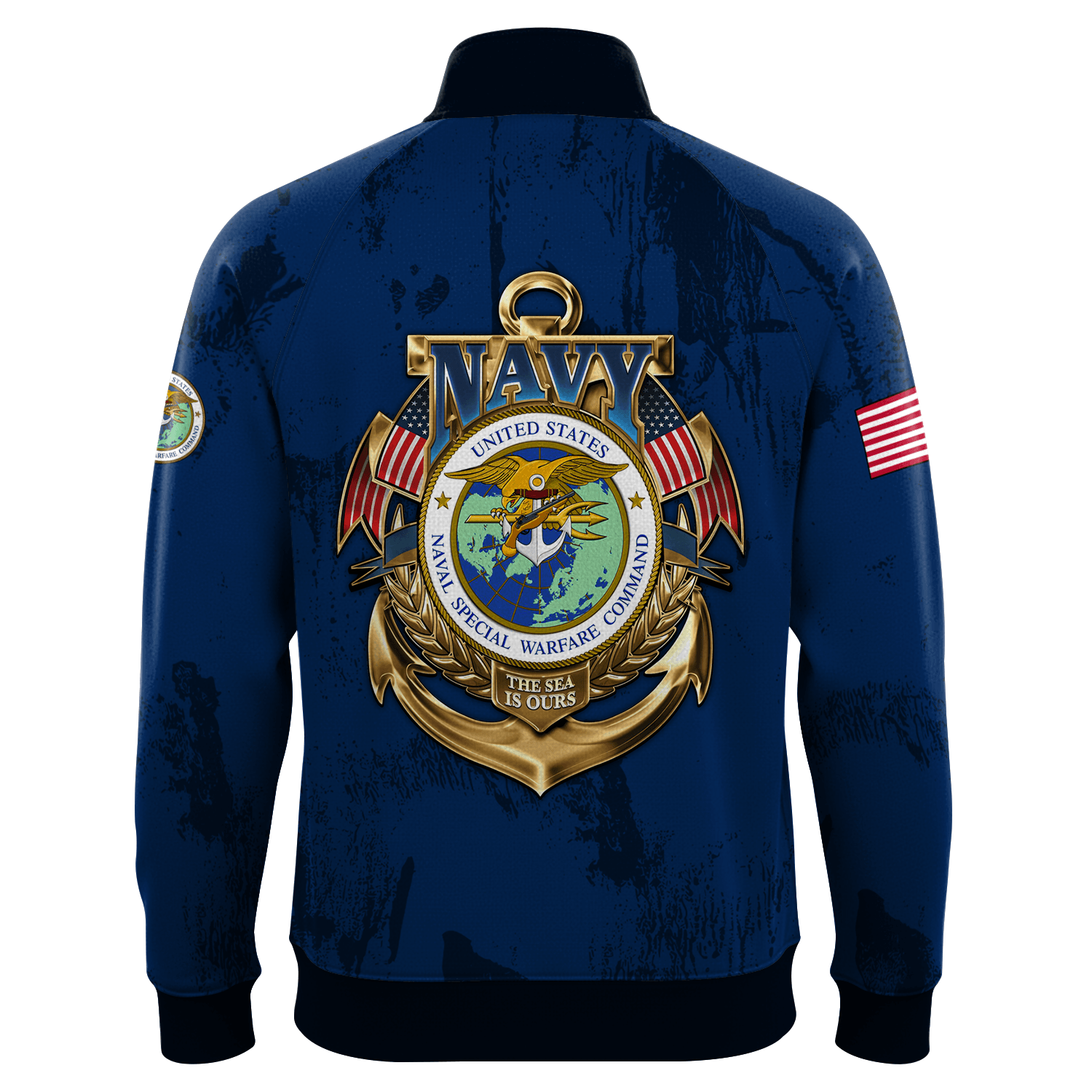 US Navy Naval Special Warface Quarter Zip Sweatshirt