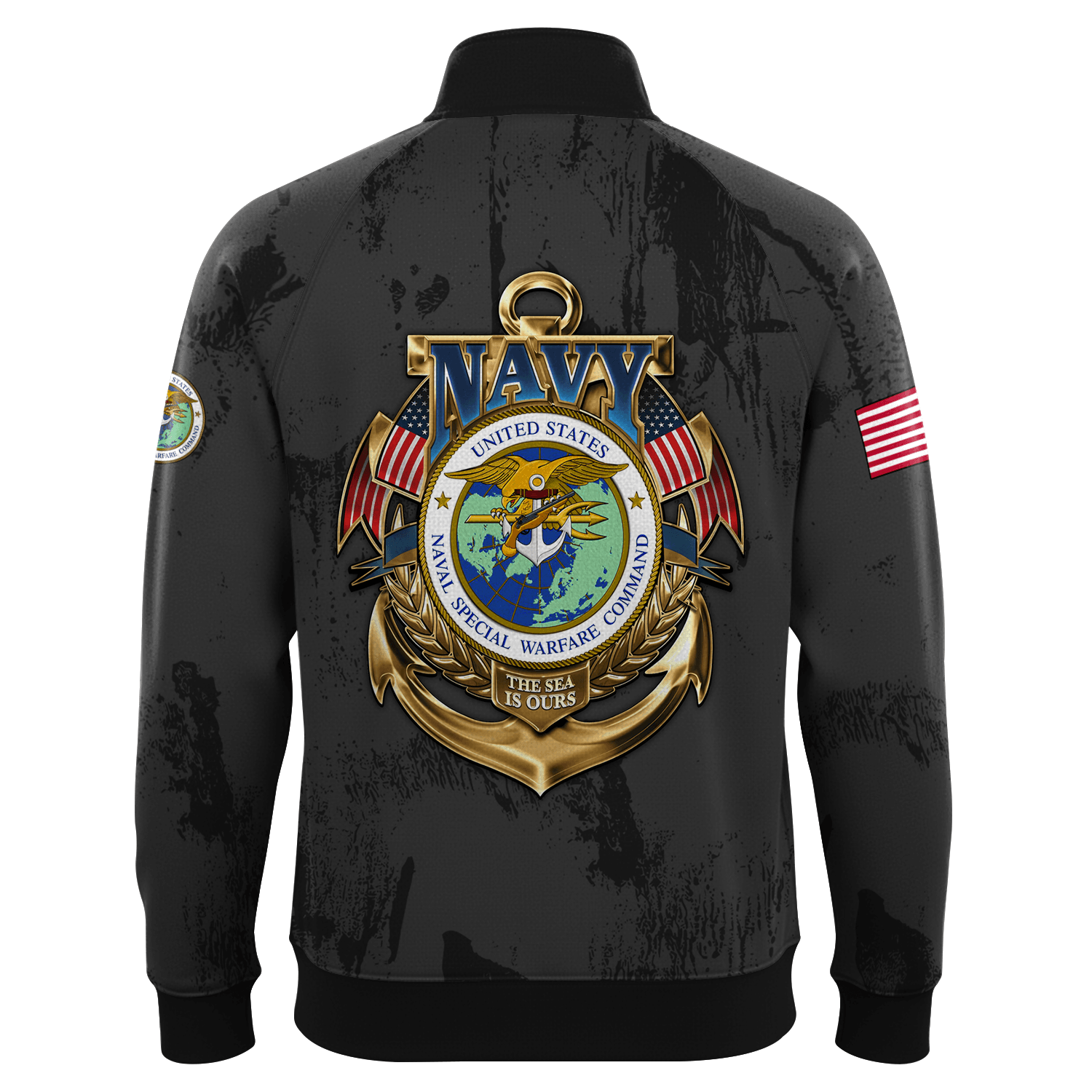 US Navy Naval Special Warface Quarter Zip Sweatshirt