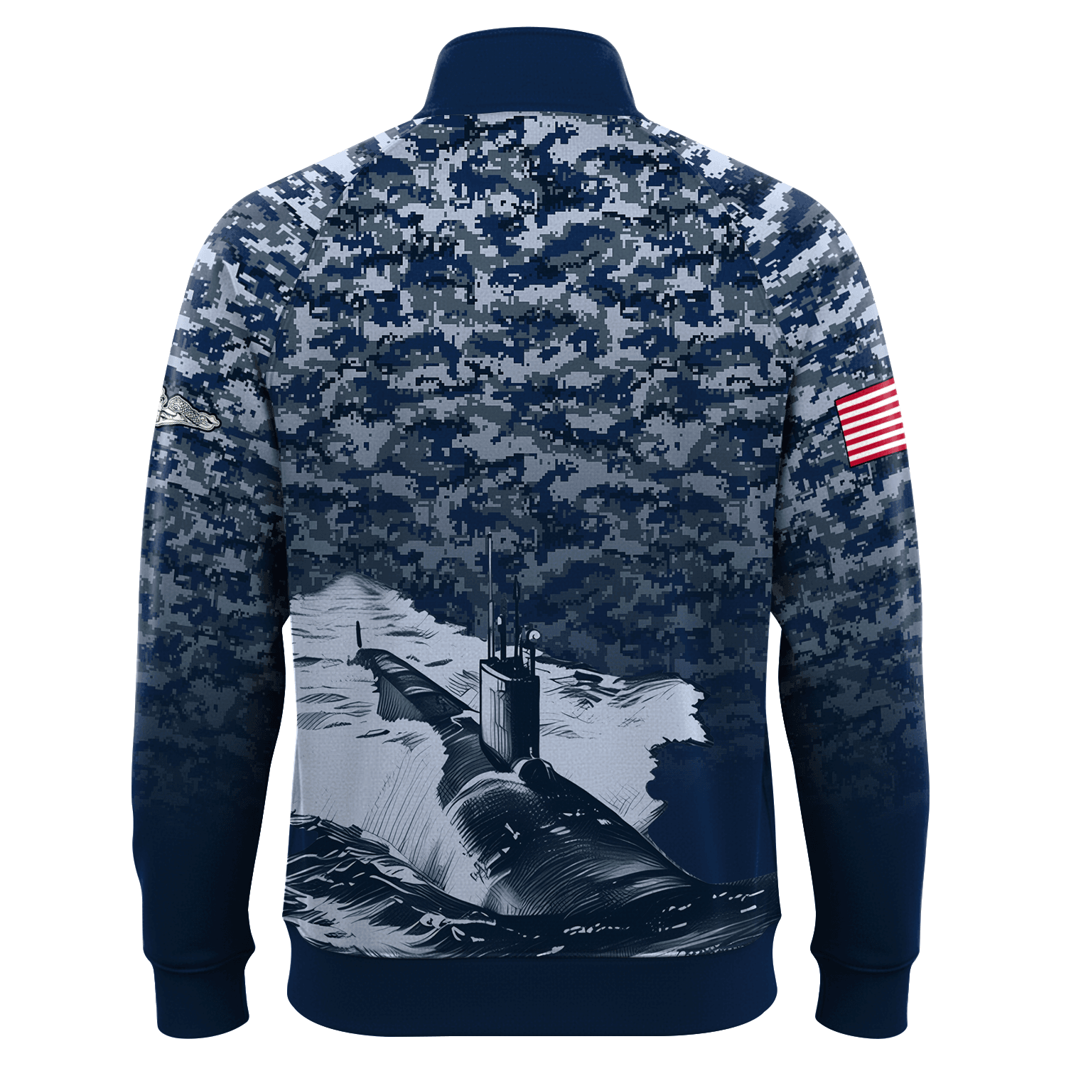 US Navy Submarines Quarter Zip Sweatshirt