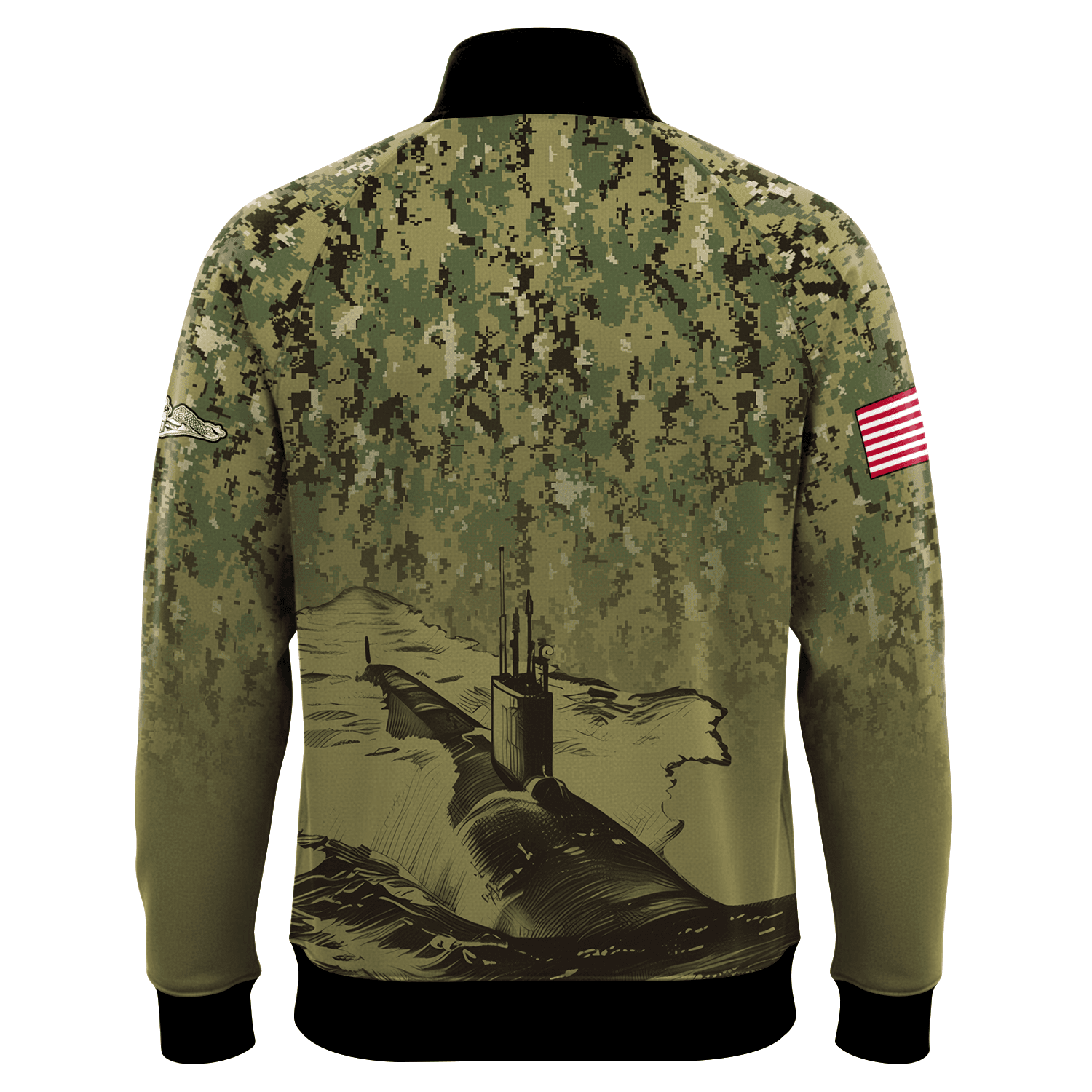 US Navy Submarines Quarter Zip Sweatshirt