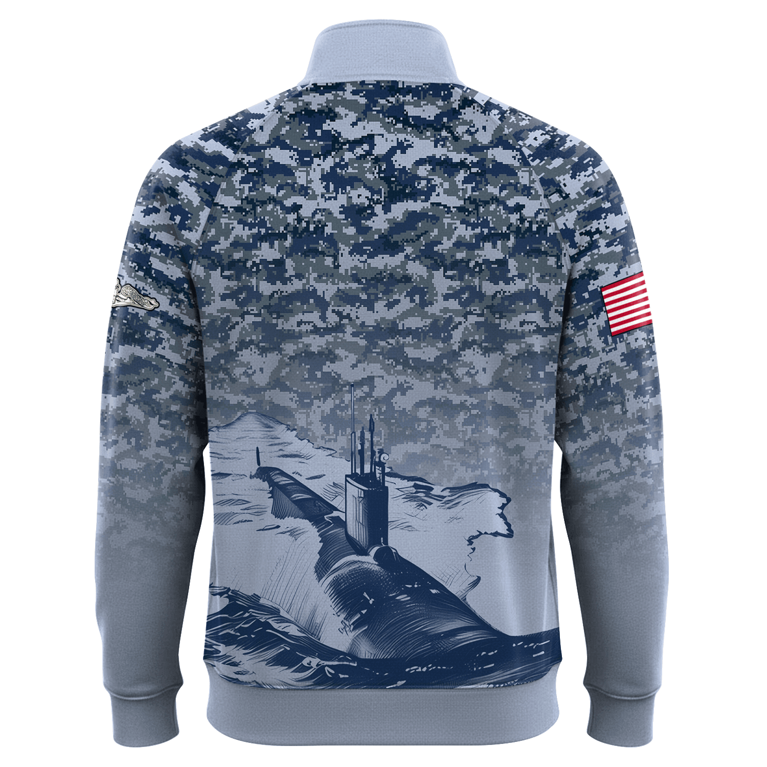 US Navy Submarines Quarter Zip Sweatshirt