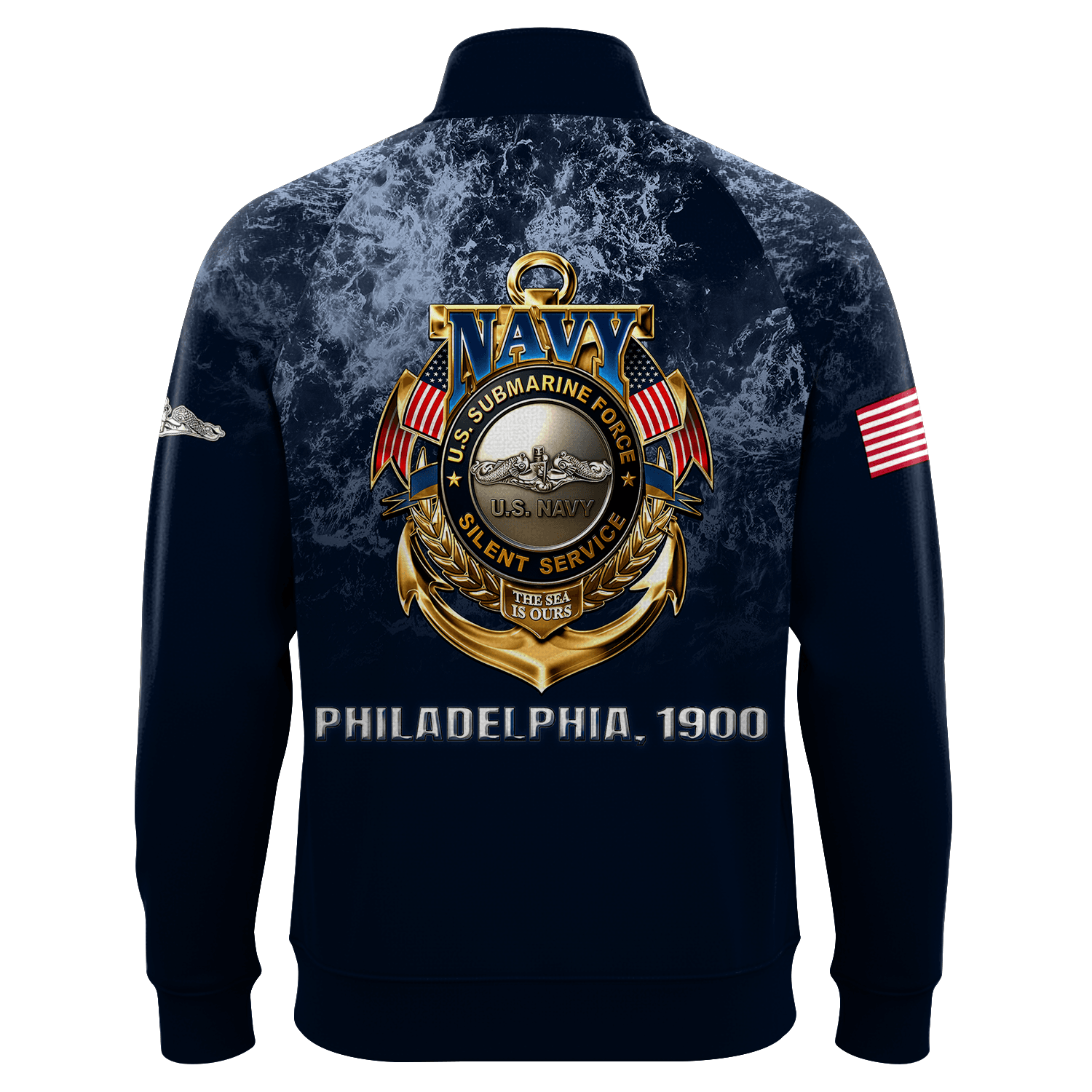 US Navy Submarines Quarter Zip Sweatshirt