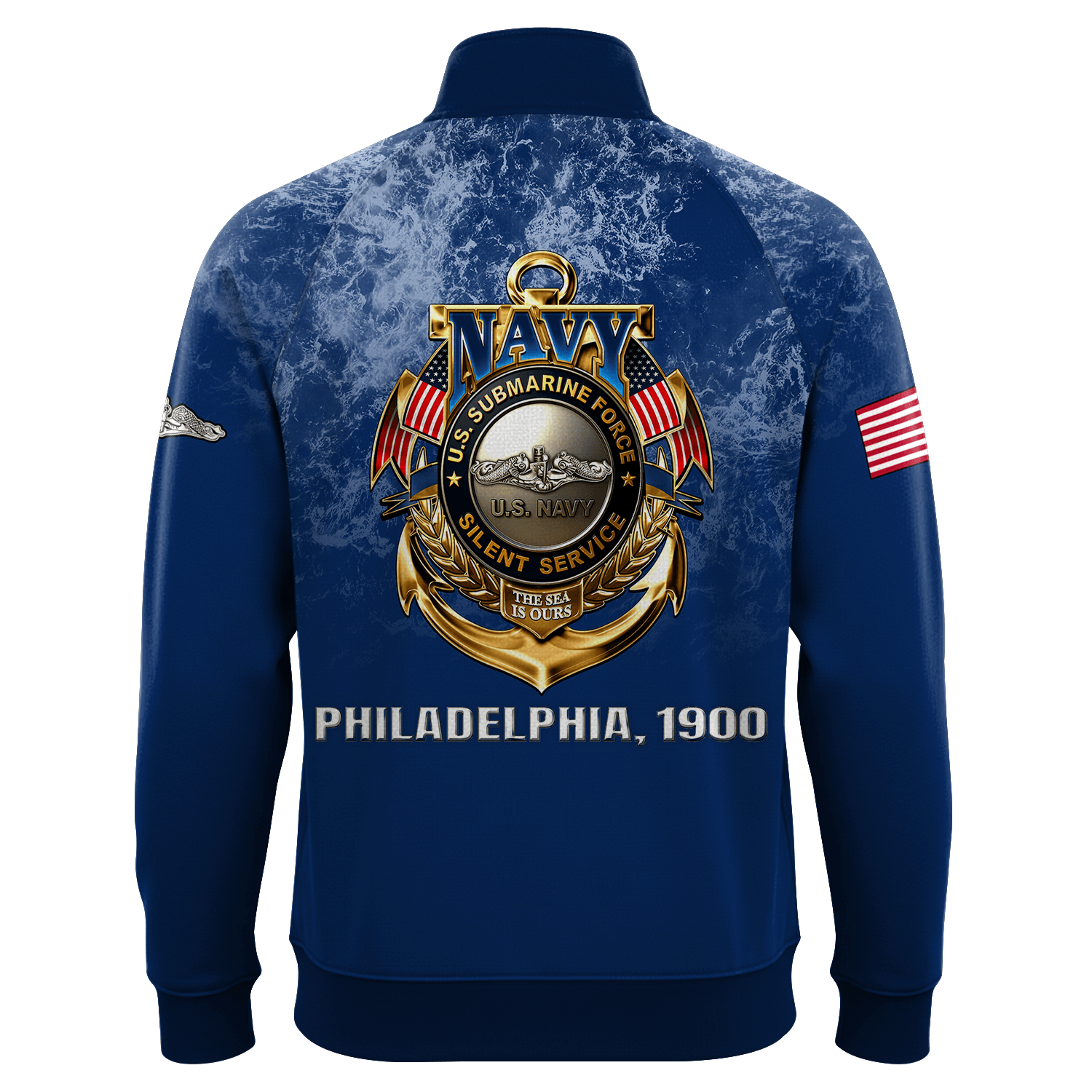 US Navy Submarines Quarter Zip Sweatshirt
