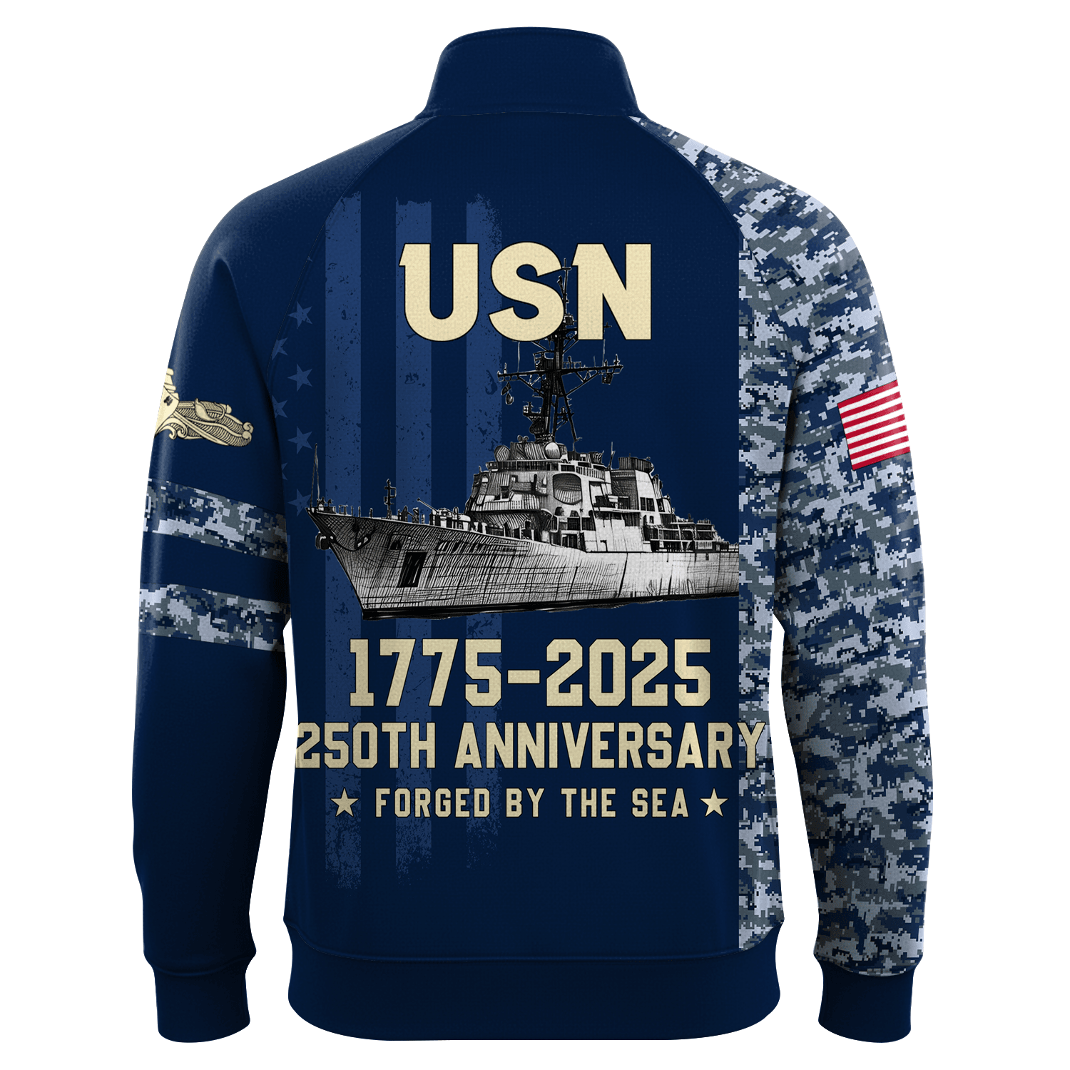 US Navy Suface Warface Quarter Zip Sweatshirt