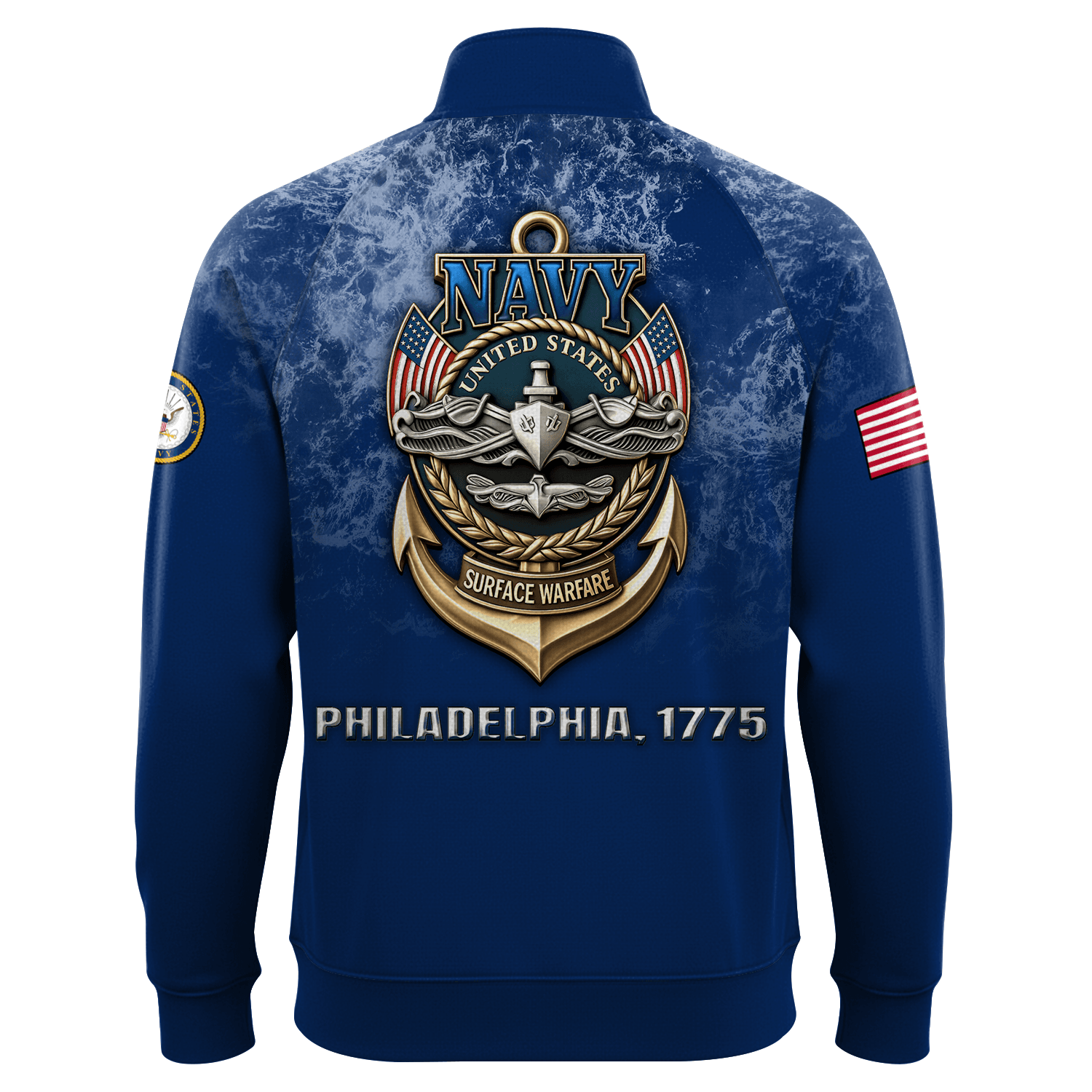 US Navy Suface Warface Quarter Zip Sweatshirt