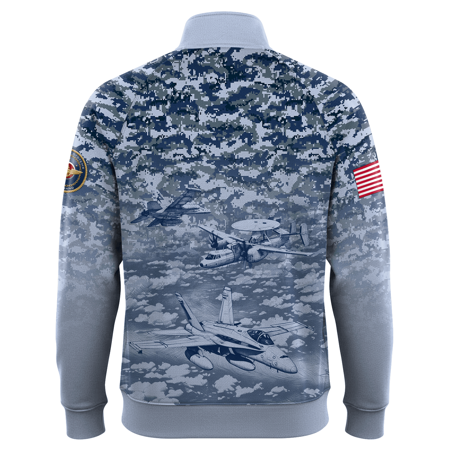 US Navy Navair Quarter Zip Sweatshirt