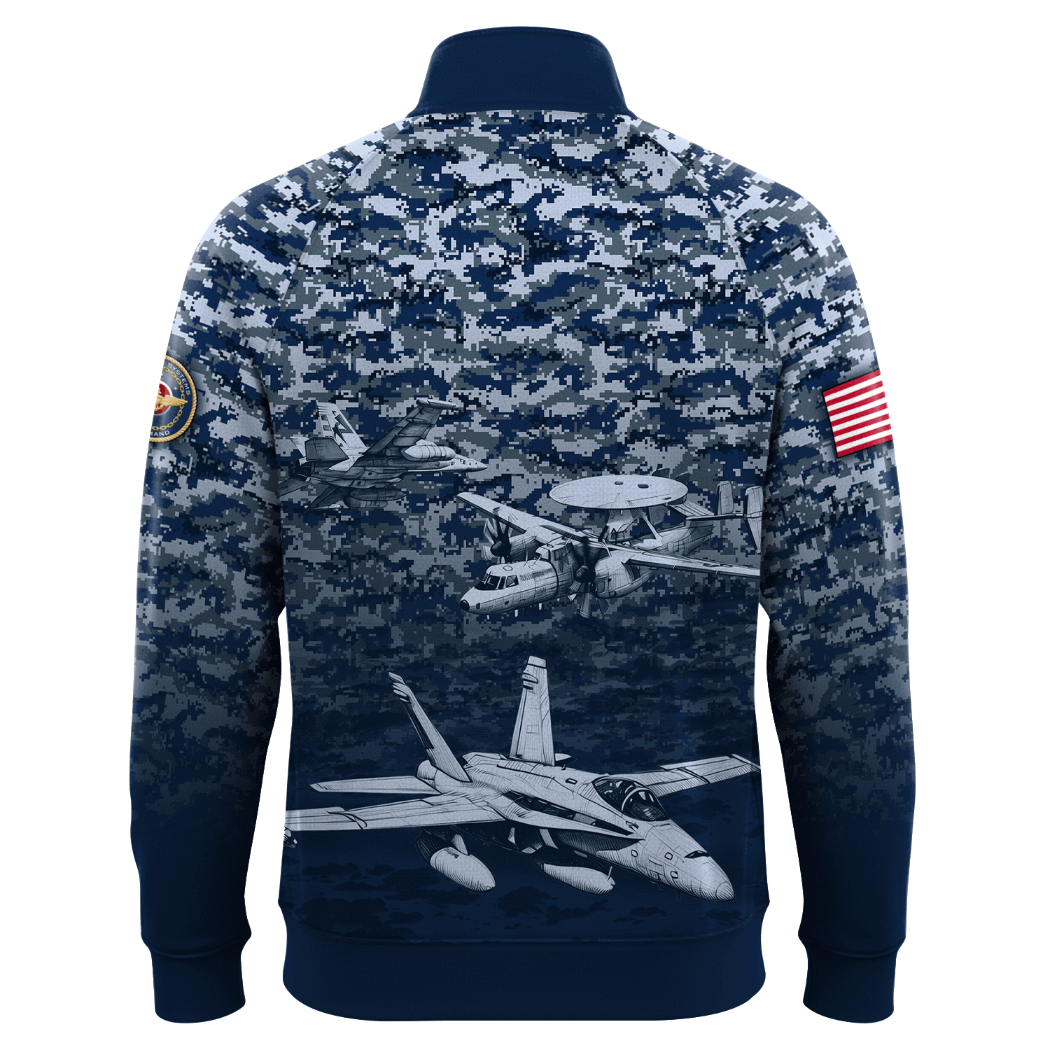 US Navy Navair Quarter Zip Sweatshirt