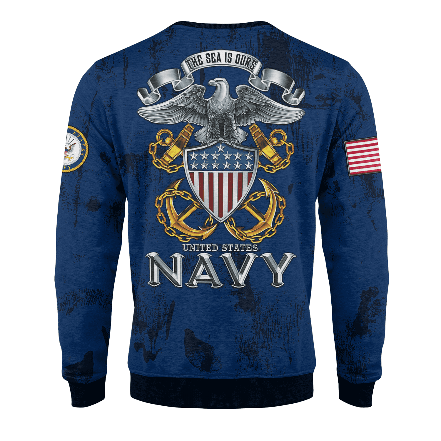 US NAVY 250th Years Of Service Fleece Sweatshirt