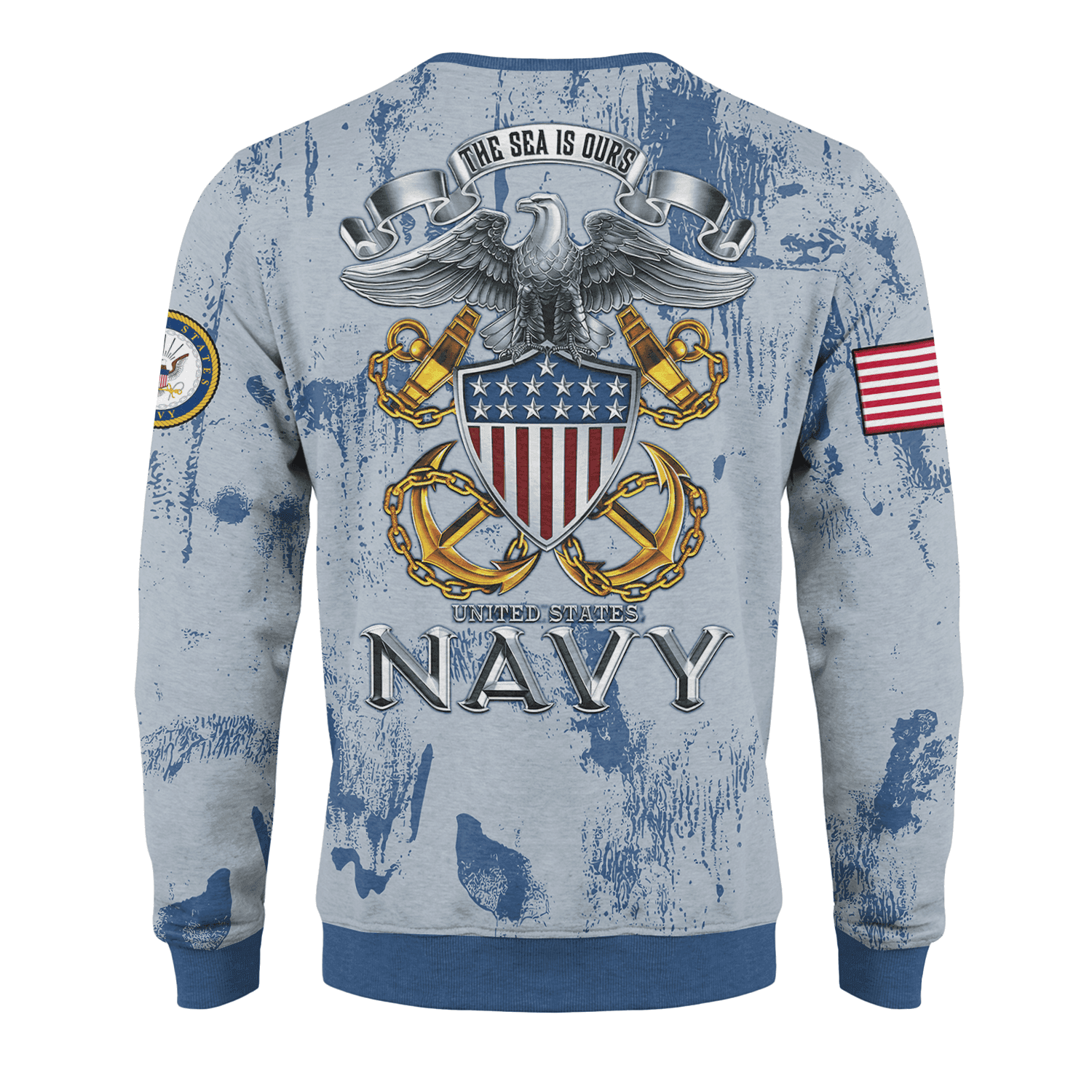 US NAVY 250th Years Of Service Fleece Sweatshirt
