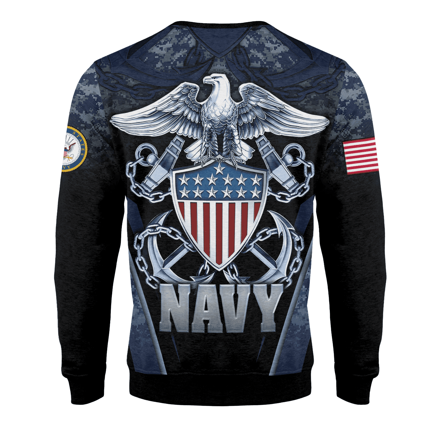 US NAVY 250th Years Of Service Fleece Sweatshirt