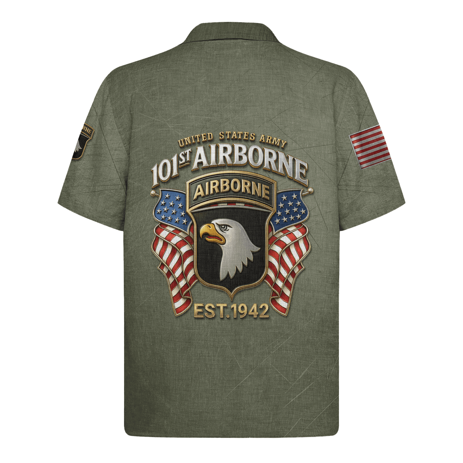 US Army AirBorne Hawaiian Shirt