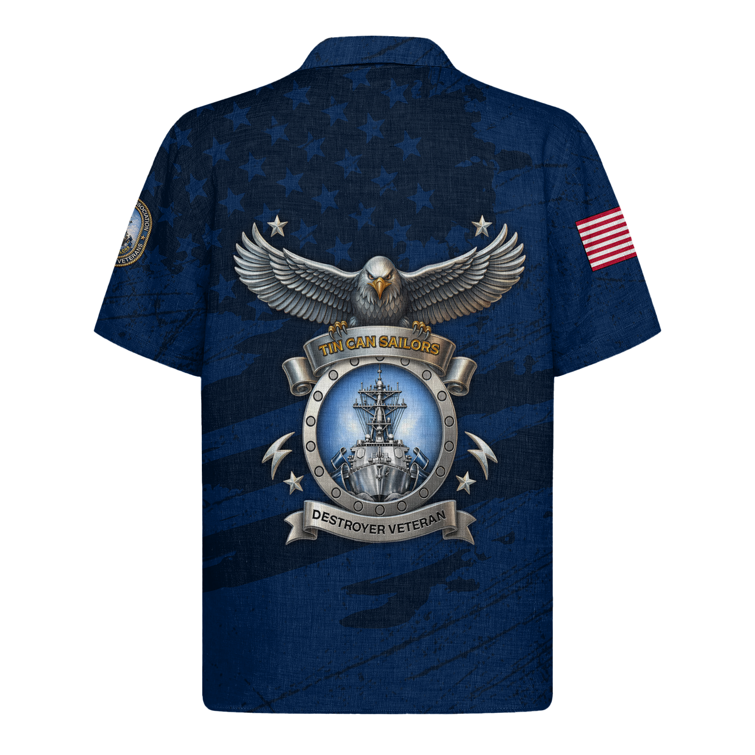 US Navy Tin Can Sailors Hawaiian Shirt